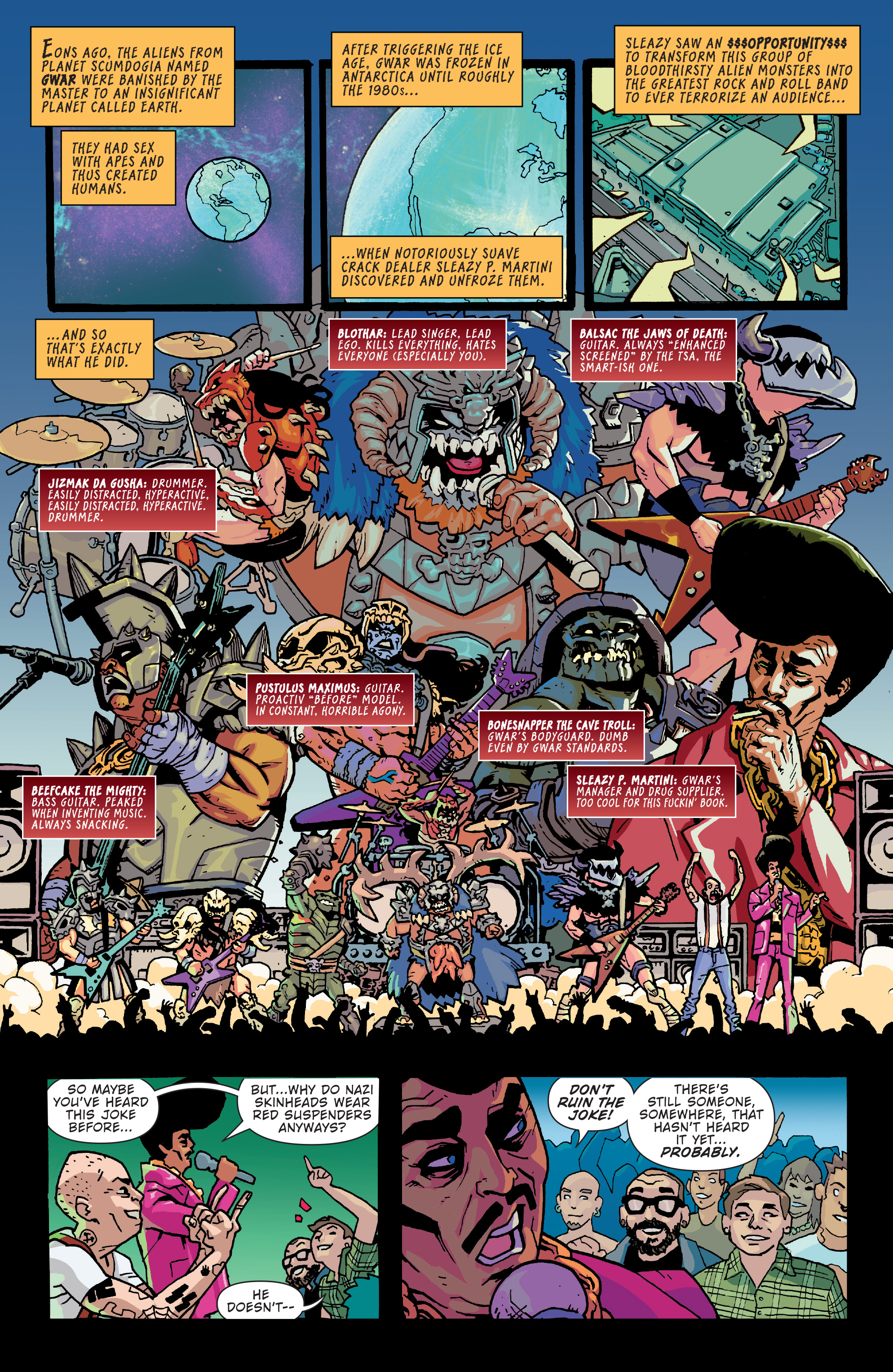 Read online Gwar: Orgasmageddon comic -  Issue #1 - 3