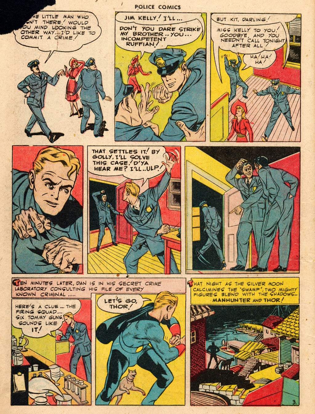 Read online Police Comics comic -  Issue #9 - 36