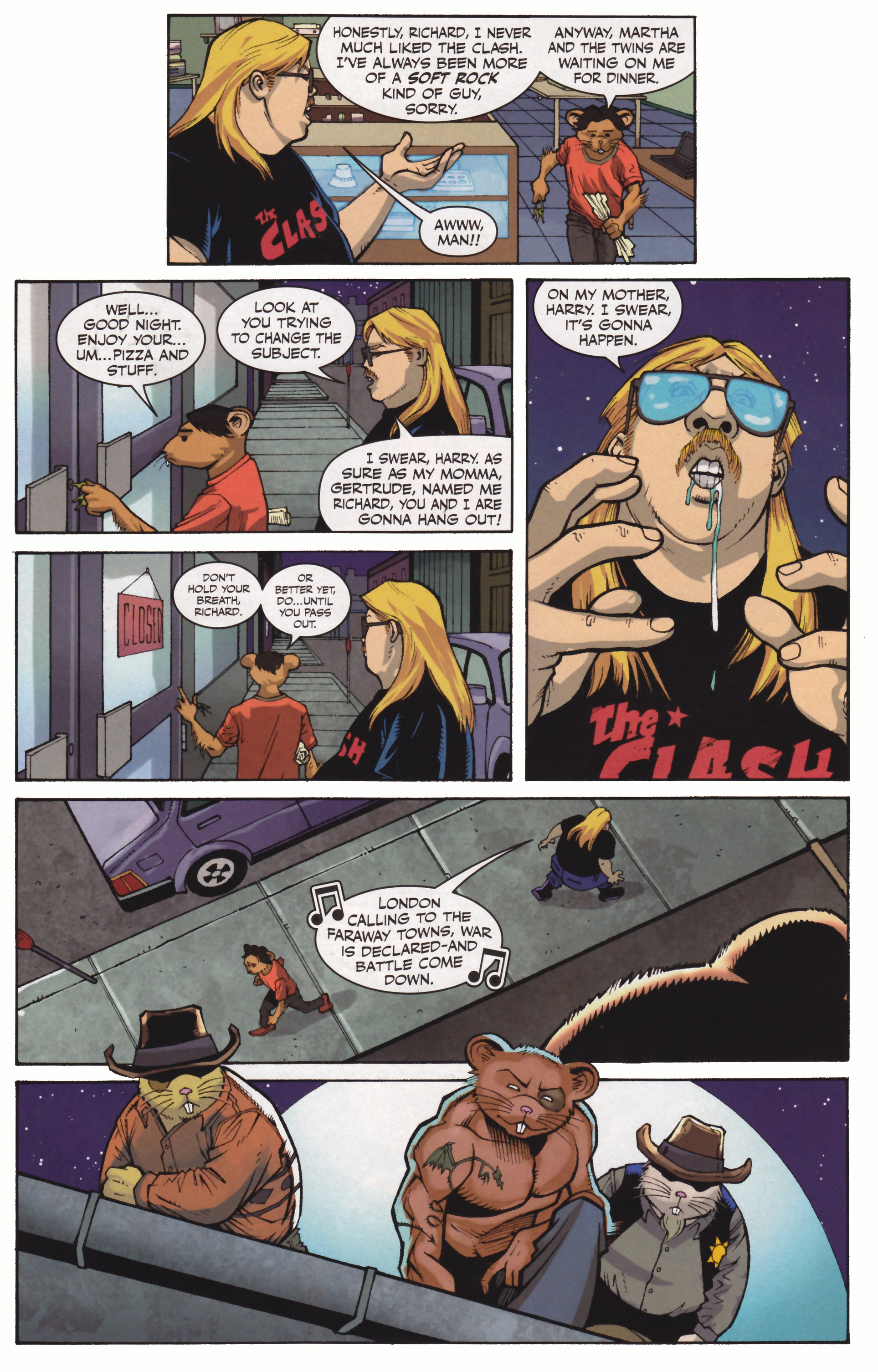 Read online Adolescent Radioactive Black Belt Hamsters (2008) comic -  Issue #4 - 5