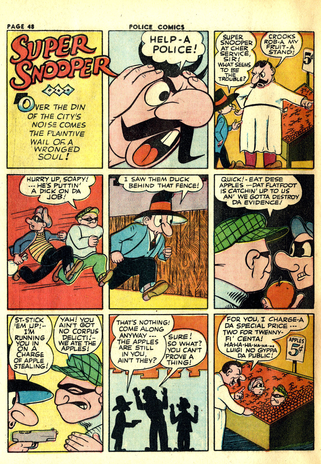 Read online Police Comics comic -  Issue #20 - 50