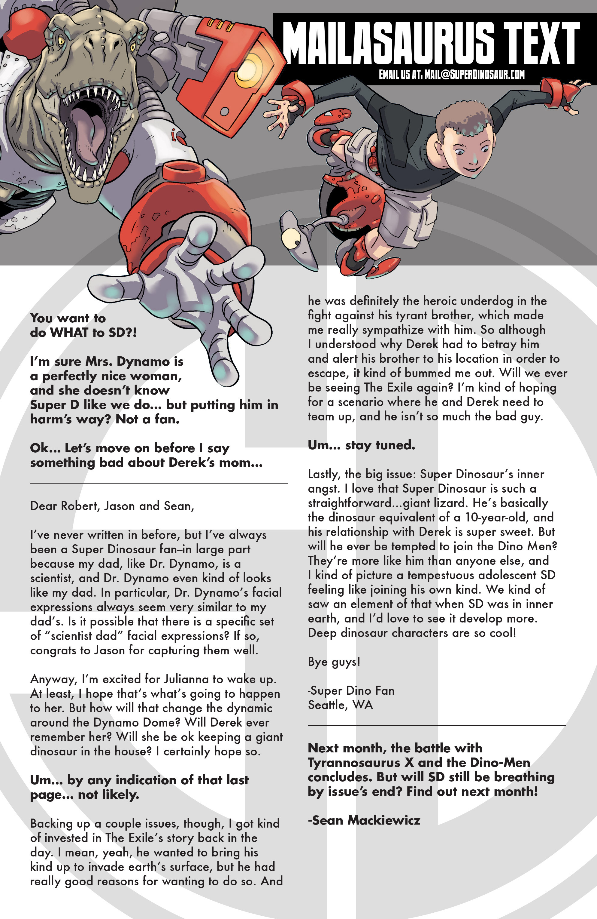 Read online Super Dinosaur (2011) comic -  Issue #22 - 22