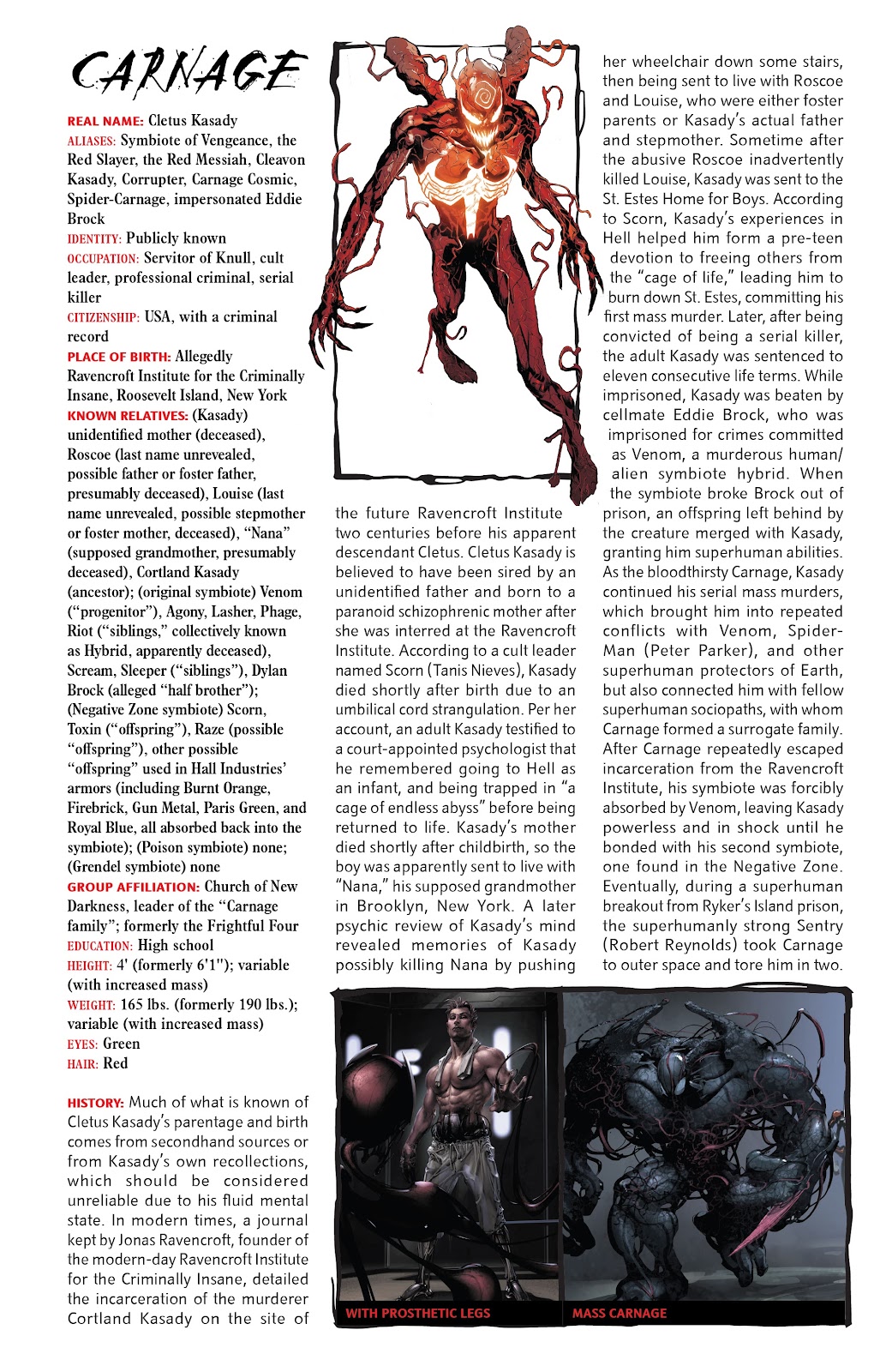 King In Black One-Shots issue Handbook - Page 13