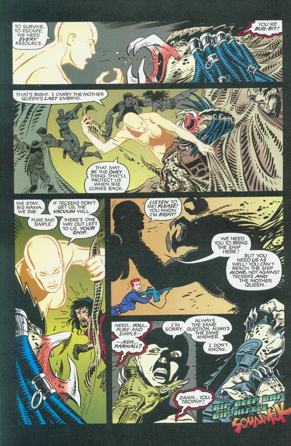 Read online Aliens/Predator: The Deadliest of the Species comic -  Issue #9 - 12