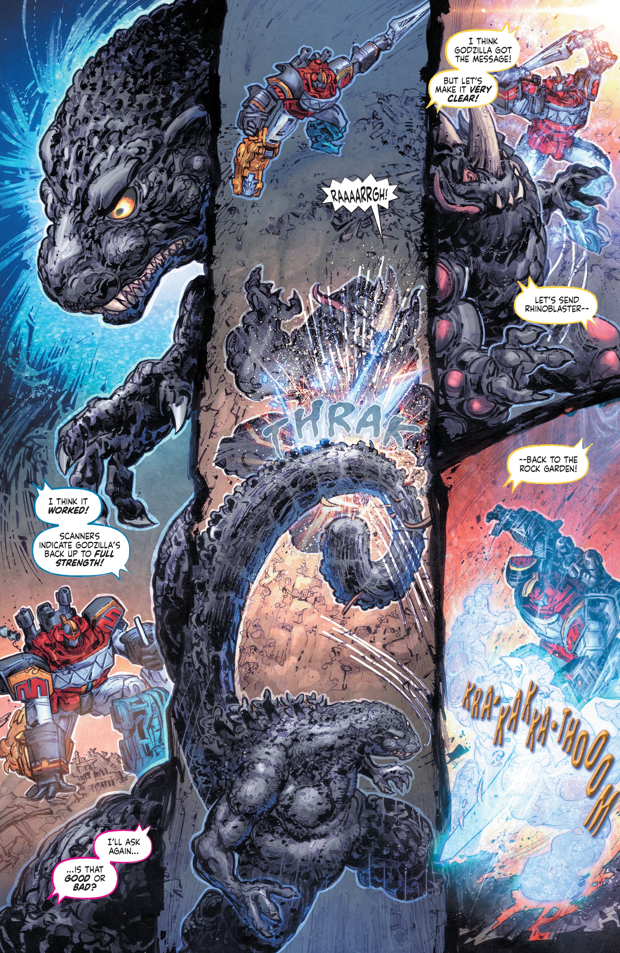 Read online Godzilla vs. The Mighty Morphin Power Rangers comic -  Issue #3 - 15