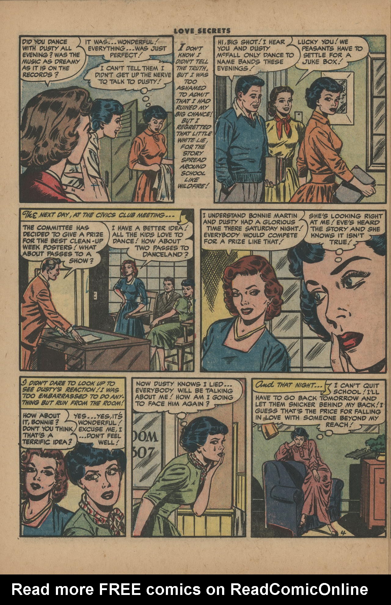 Read online Love Secrets (1953) comic -  Issue #40 - 30