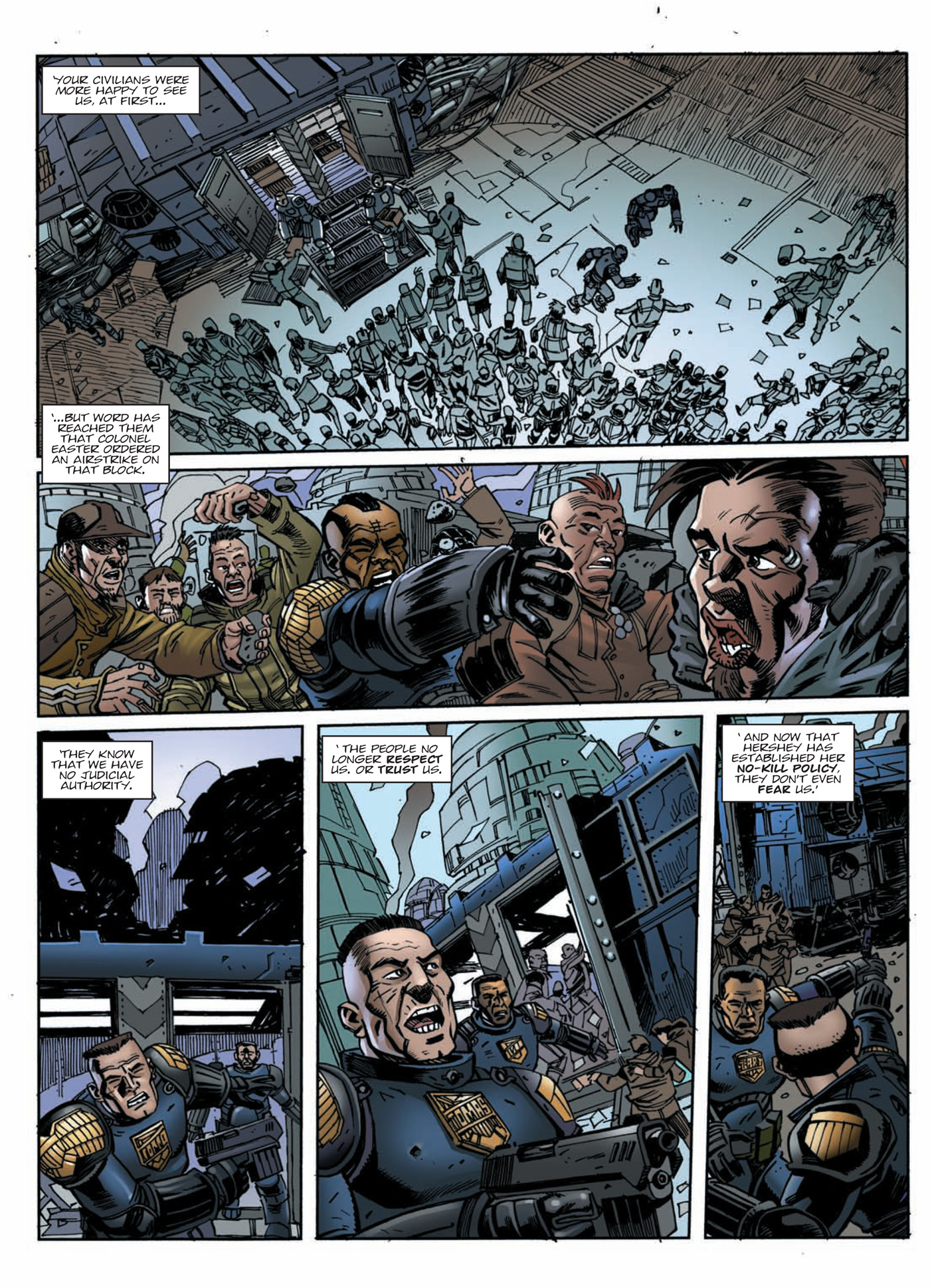 Read online Judge Dredd: Day of Chaos: Fallout comic -  Issue # TPB (Part 1) - 54
