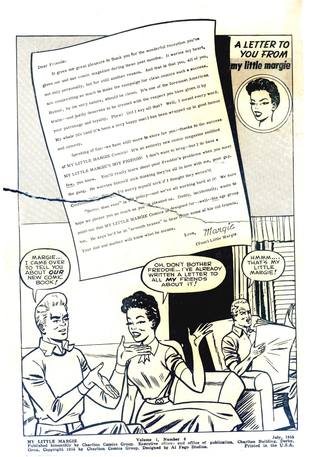 Read online My Little Margie (1954) comic -  Issue #8 - 2
