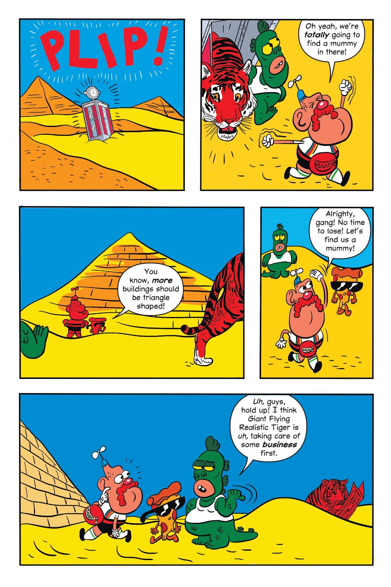 Read online Uncle Grandpa and the Time Casserole comic -  Issue # TPB - 81