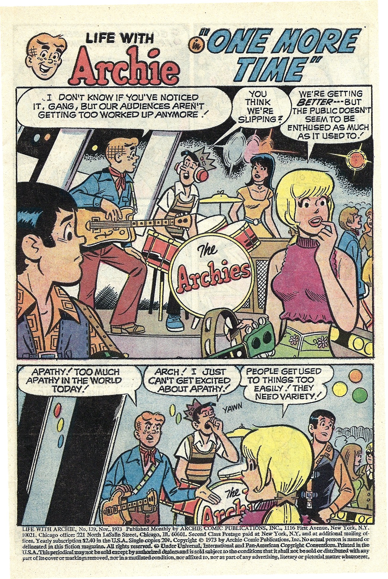 Read online Life With Archie (1958) comic -  Issue #139 - 3