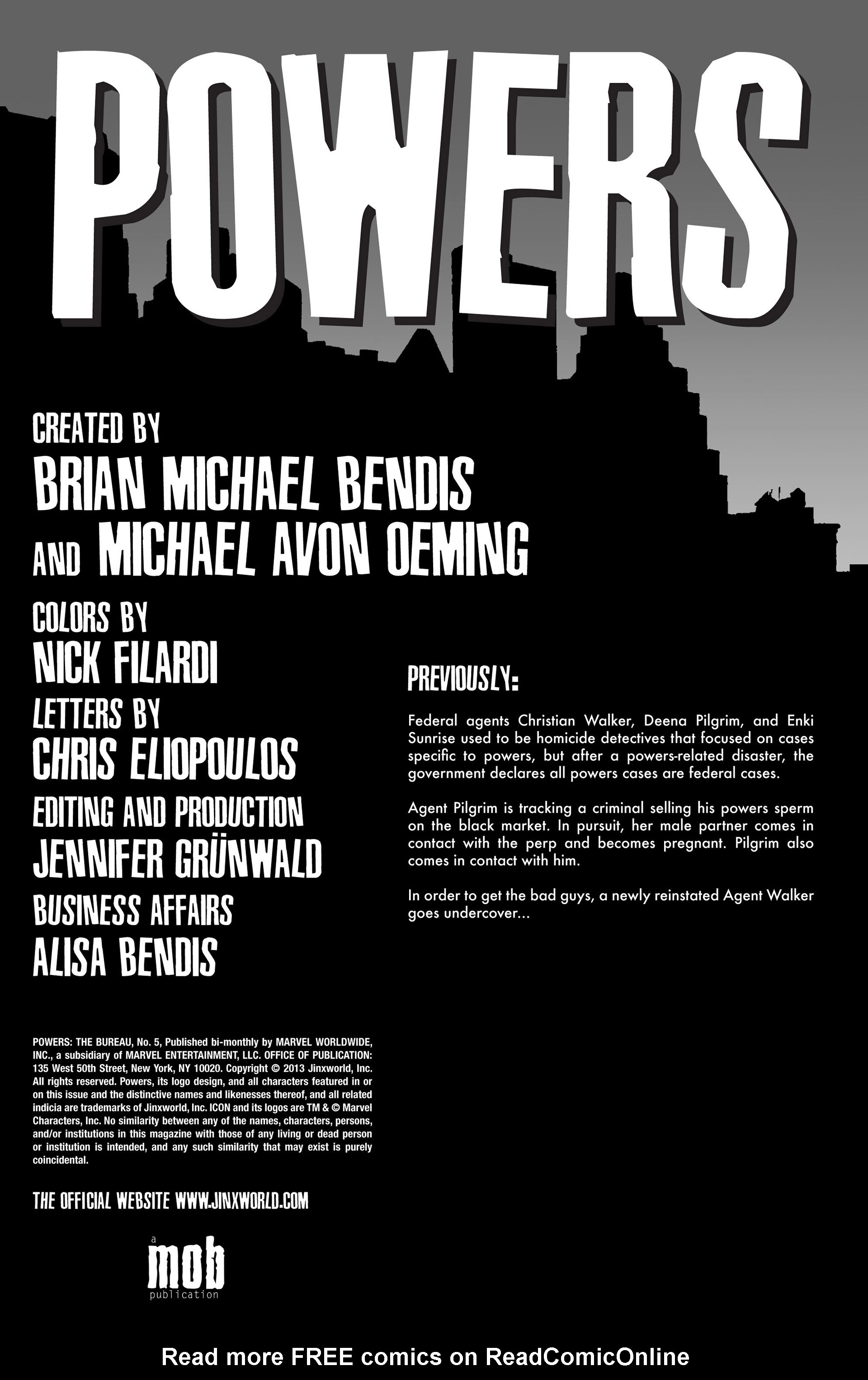 Read online Powers: The Bureau comic -  Issue #5 - 2