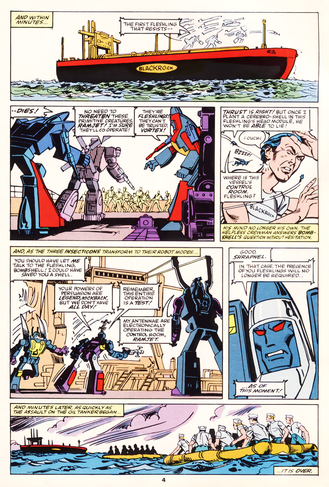 Read online The Transformers (UK) comic -  Issue #128 - 4