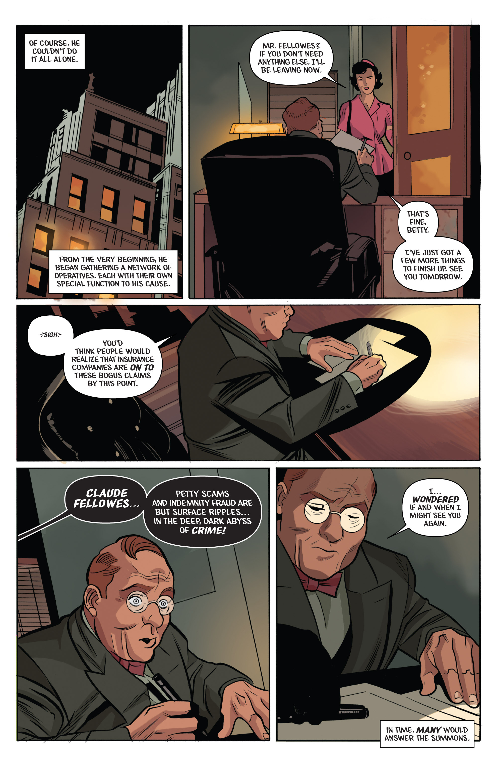 Read online The Shadow: Year One comic -  Issue #4 - 10