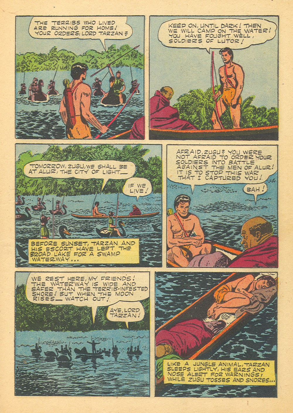 Read online Tarzan (1948) comic -  Issue #70 - 7
