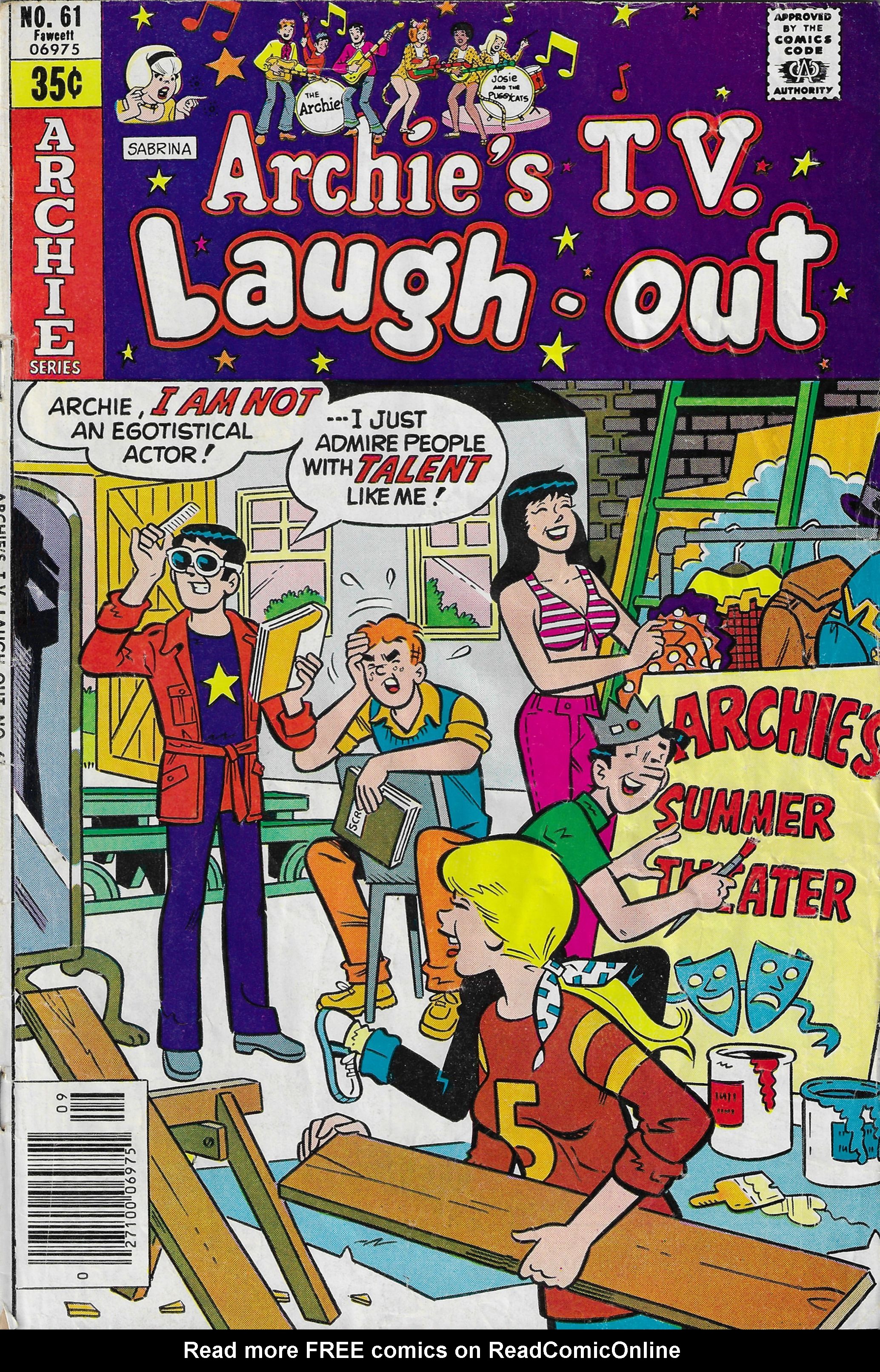 Read online Archie's TV Laugh-Out comic -  Issue #61 - 1