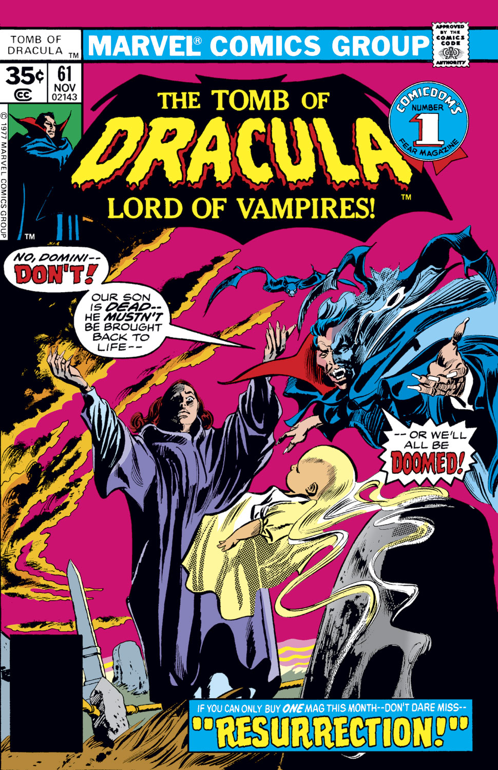 Read online Tomb of Dracula (1972) comic -  Issue #61 - 1