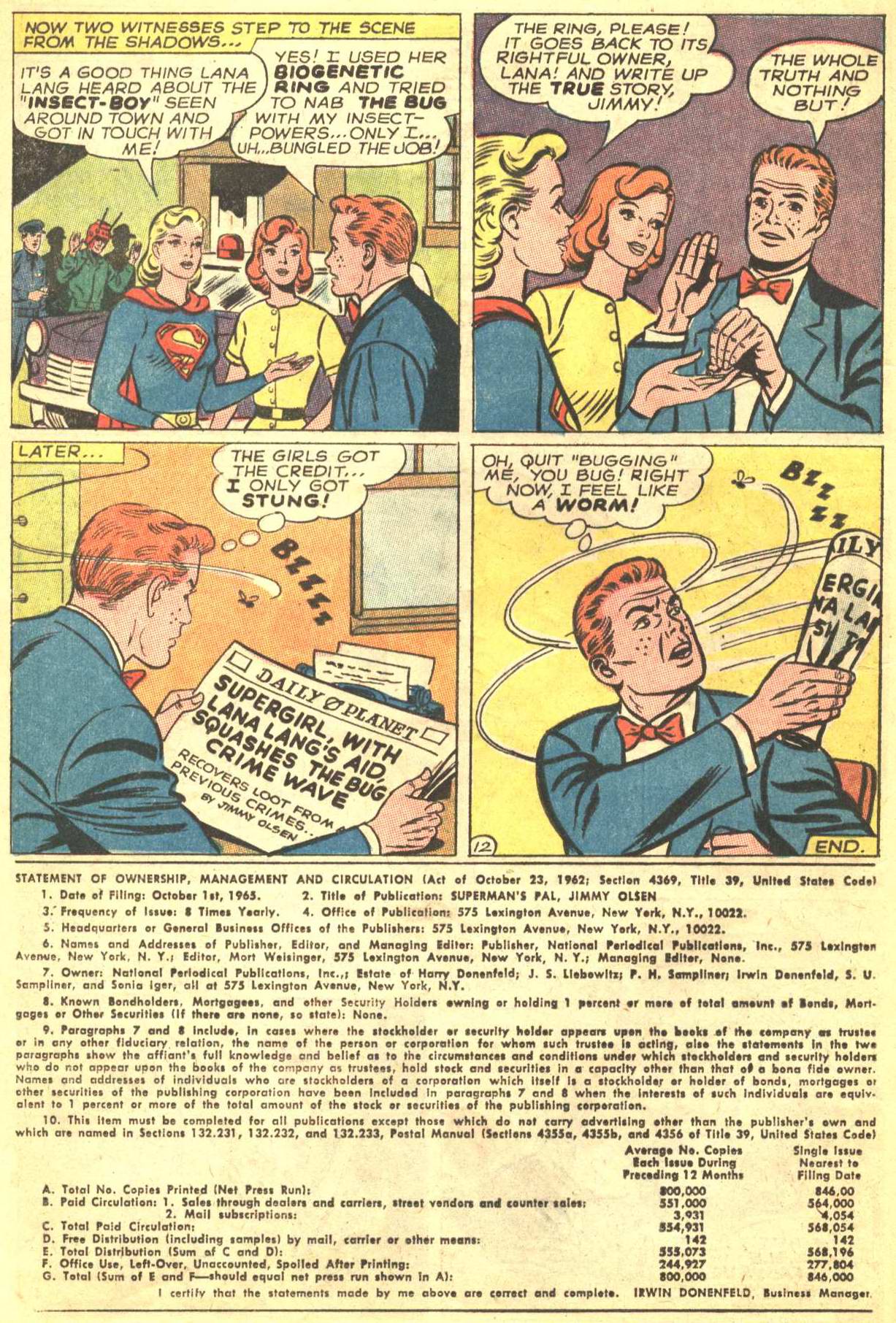 Read online Superman's Pal Jimmy Olsen comic -  Issue #94 - 16