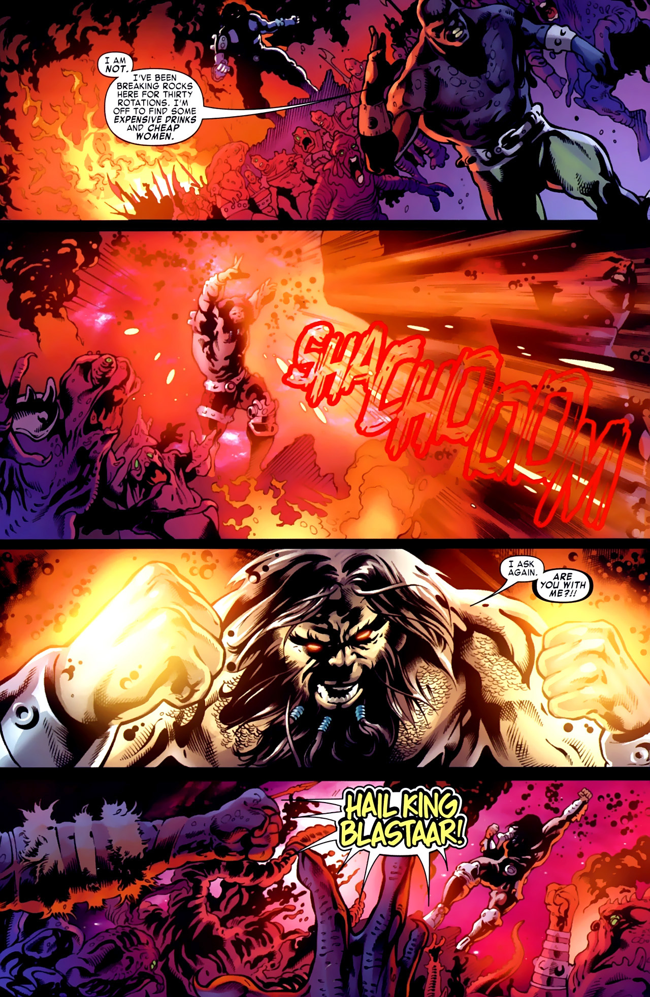 Read online War of Kings: Warriors comic -  Issue #1 - 23