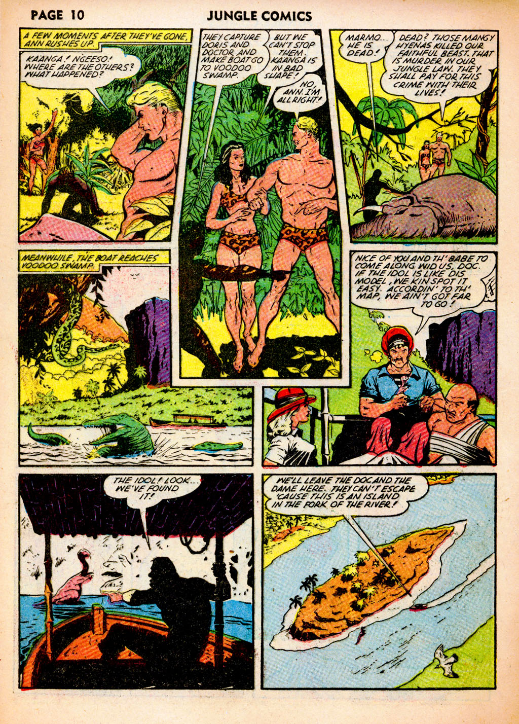 Read online Jungle Comics comic -  Issue #37 - 12