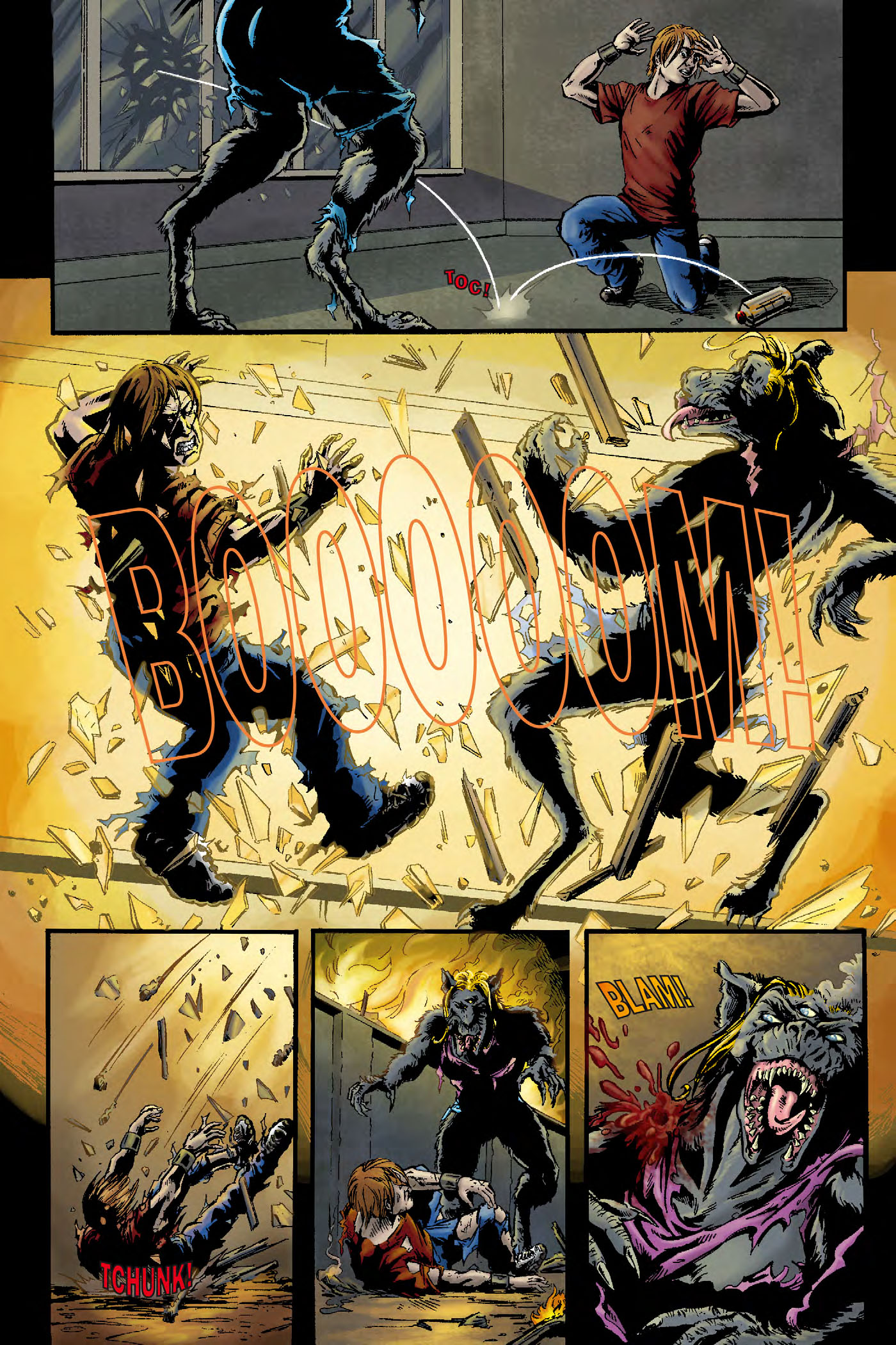 Read online Nazi Werewolves from Outer Space comic -  Issue #3 - 7