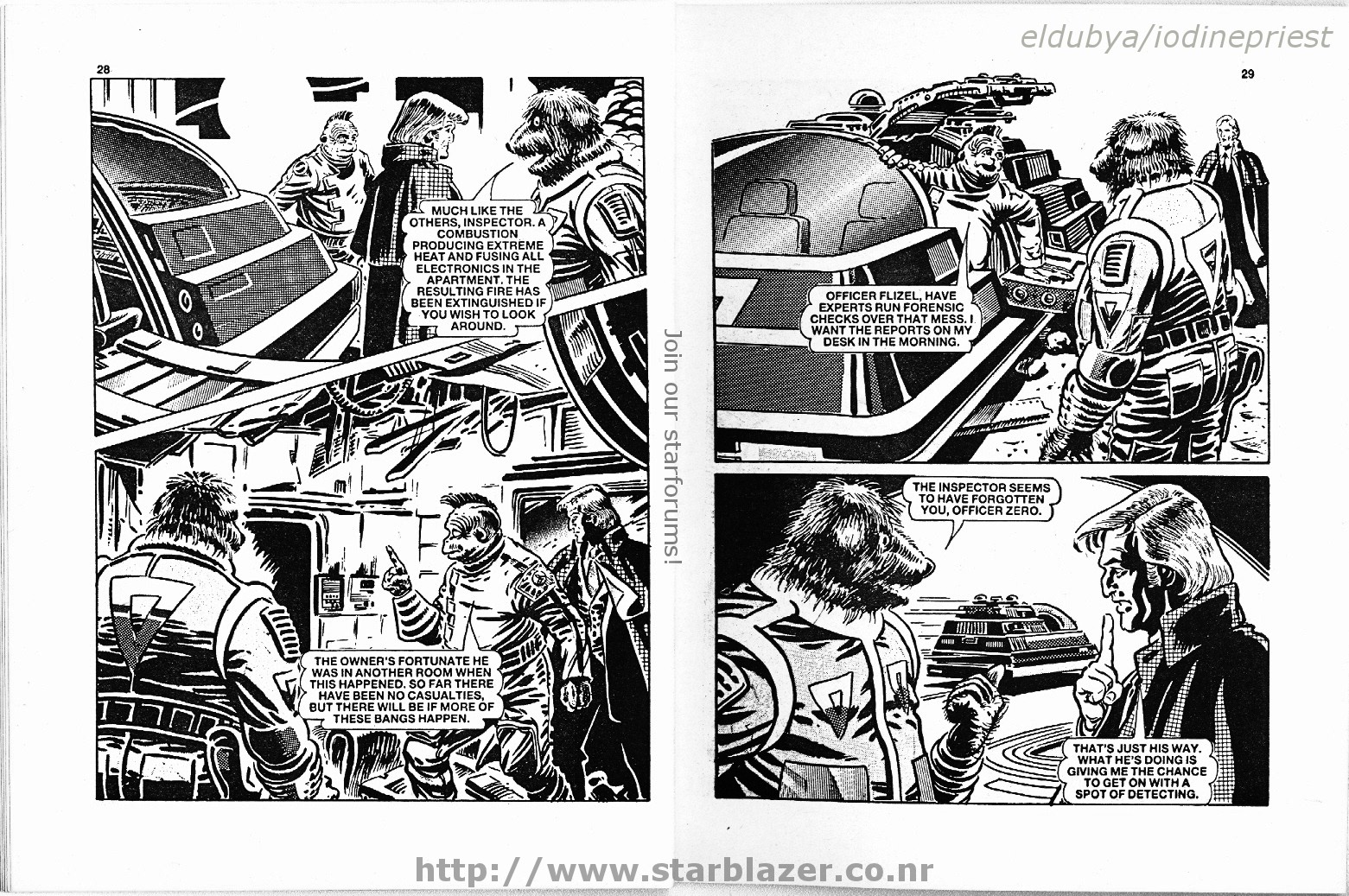 Read online Starblazer comic -  Issue #244 - 16