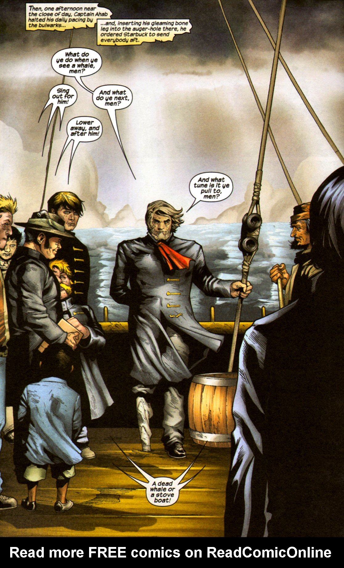 Read online Marvel Illustrated: Moby Dick comic -  Issue # TPB - 33