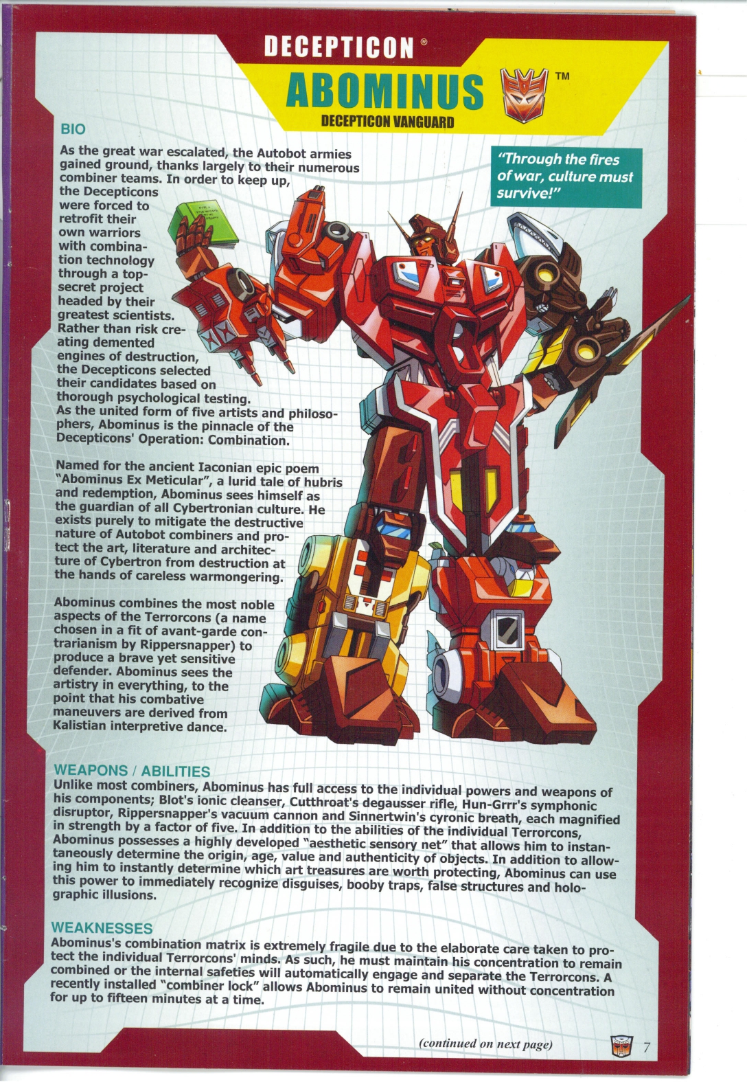Read online Transformers: Collectors' Club comic -  Issue #28 - 7