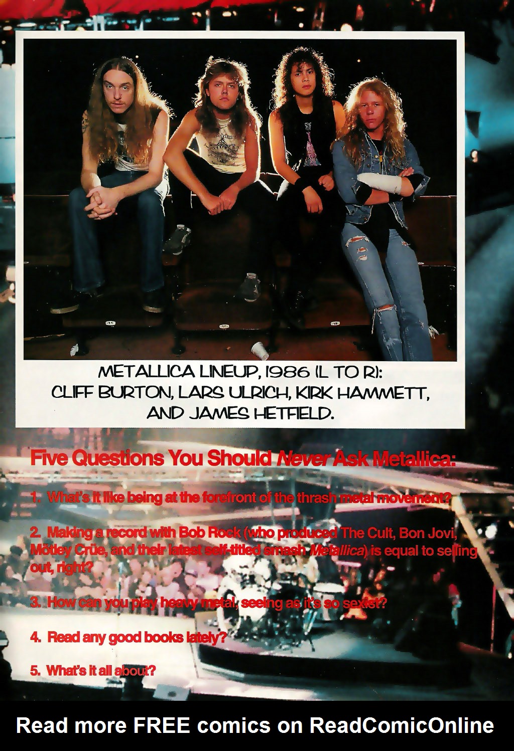 Read online Metallica comic -  Issue # Full - 47