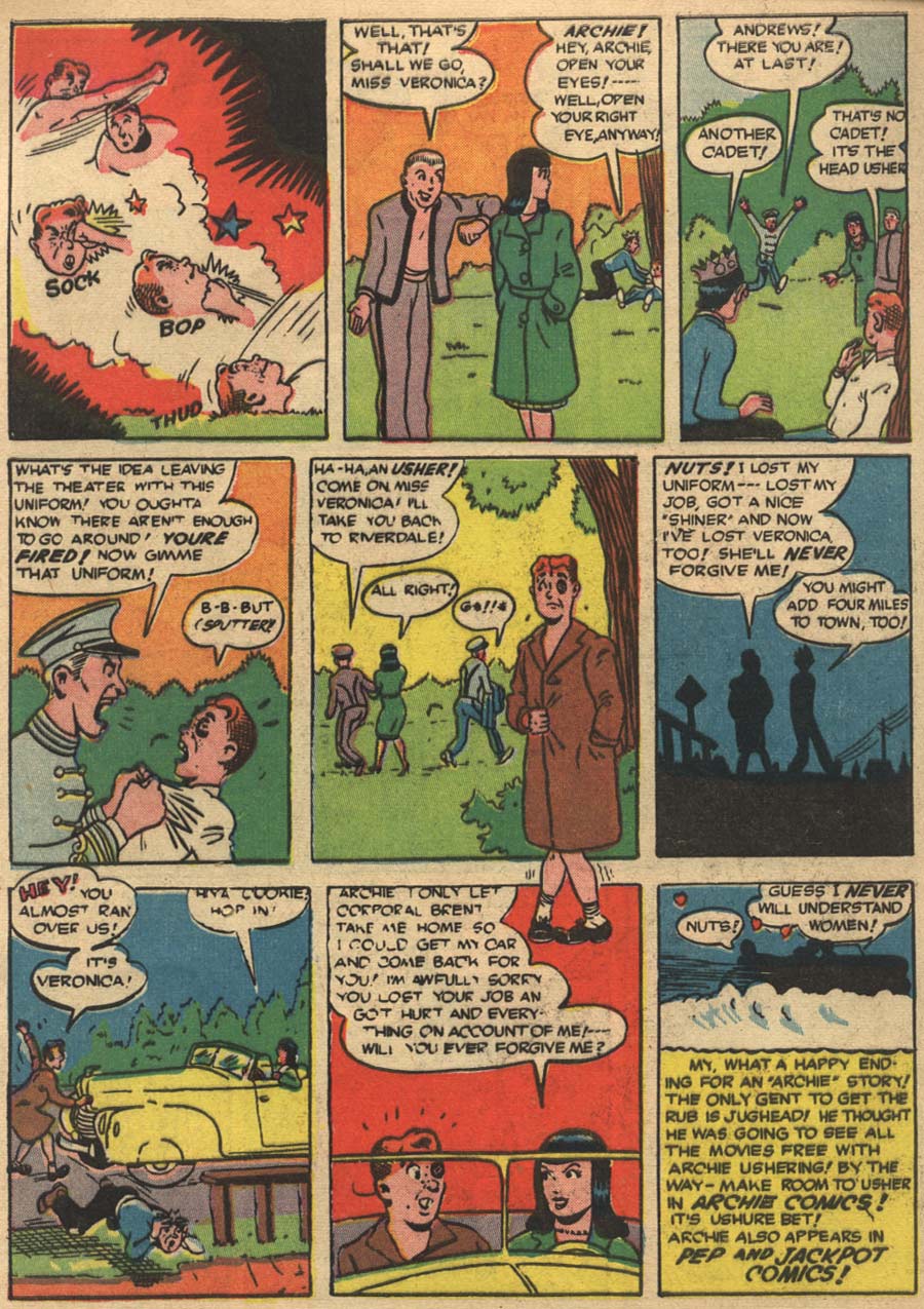 Read online Pep Comics comic -  Issue #36 - 60