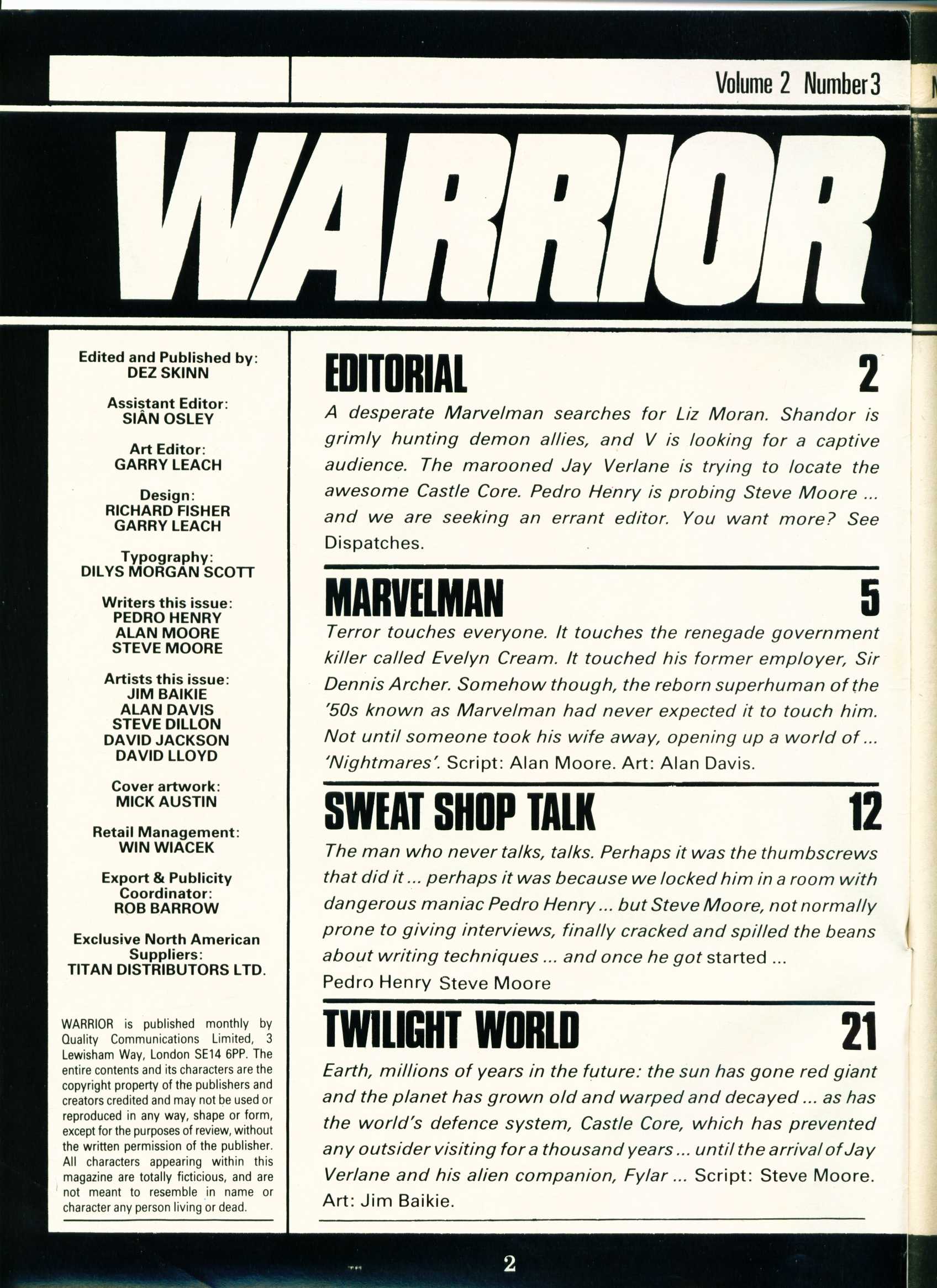 Warrior Issue #15 #16 - English 2