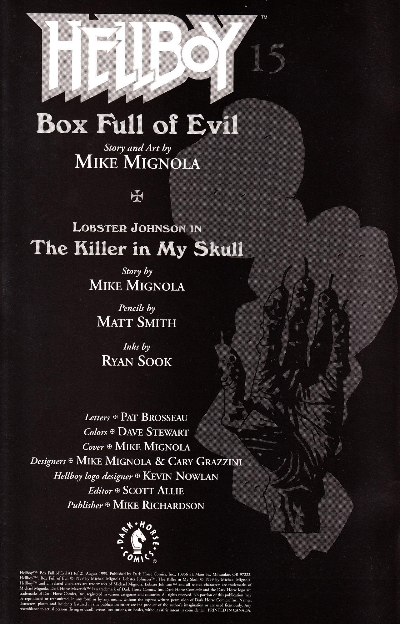 Read online Hellboy: Box Full of Evil comic -  Issue #1 - 2