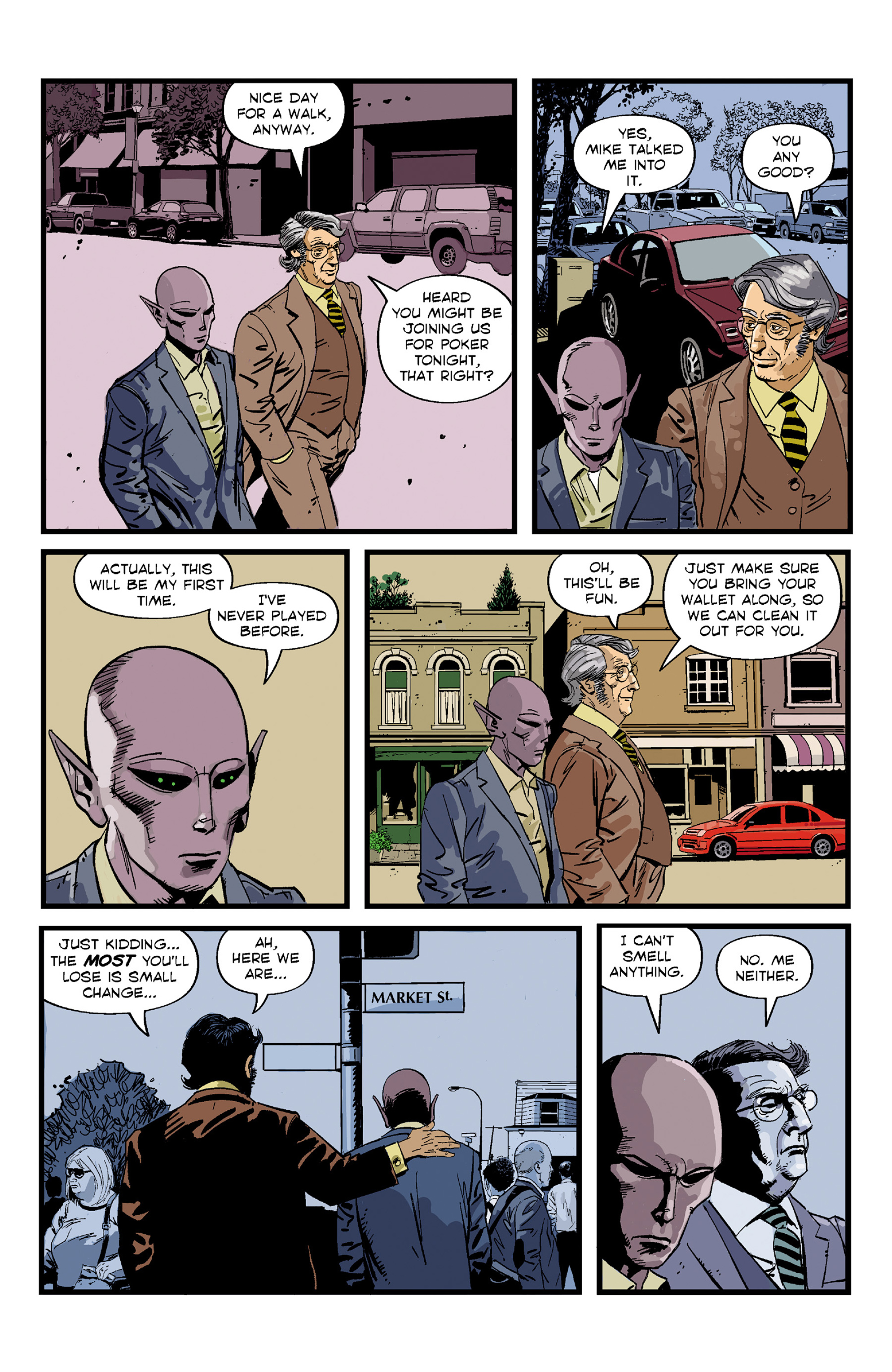 Read online Resident Alien: The Man With No Name comic -  Issue #1 - 7