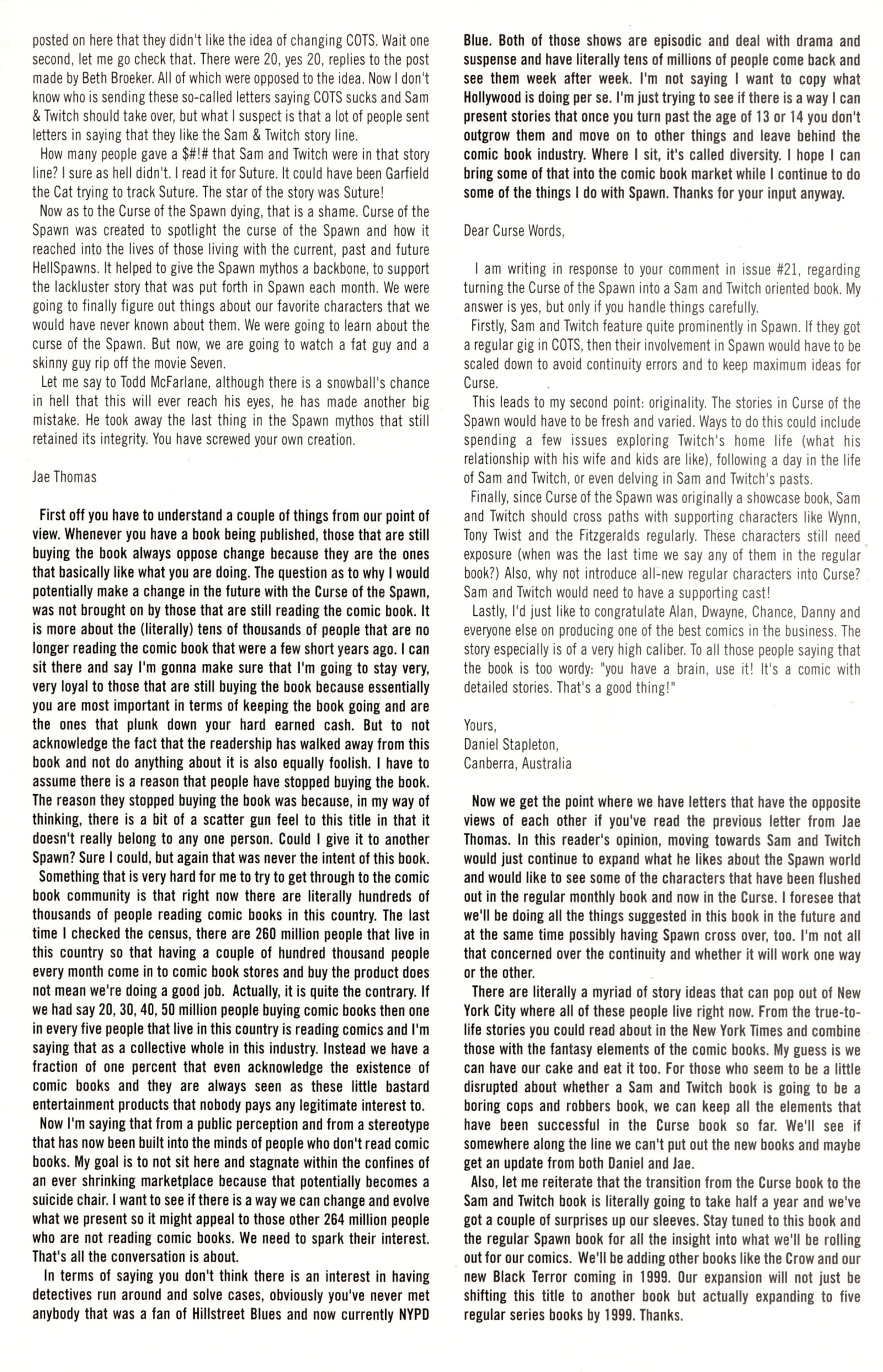 Read online Curse of the Spawn comic -  Issue #24 - 26