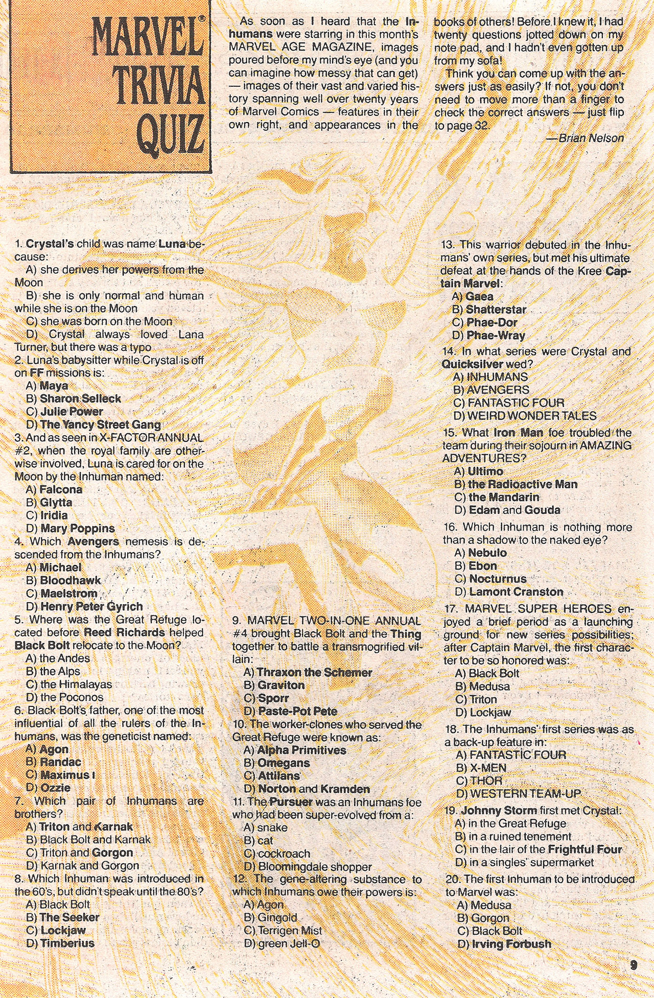 Read online Marvel Age comic -  Issue #69 - 11