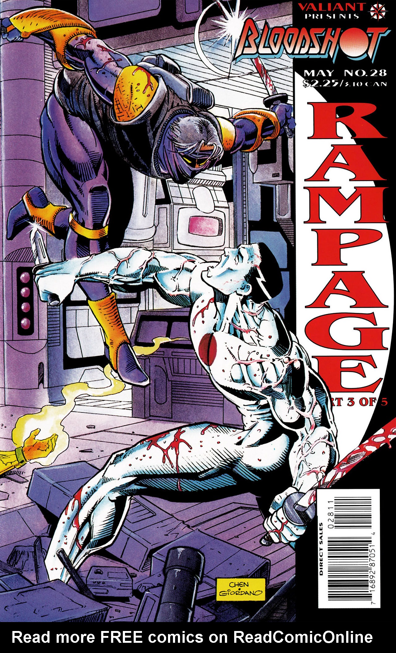 Read online Bloodshot (1993) comic -  Issue #28 - 1