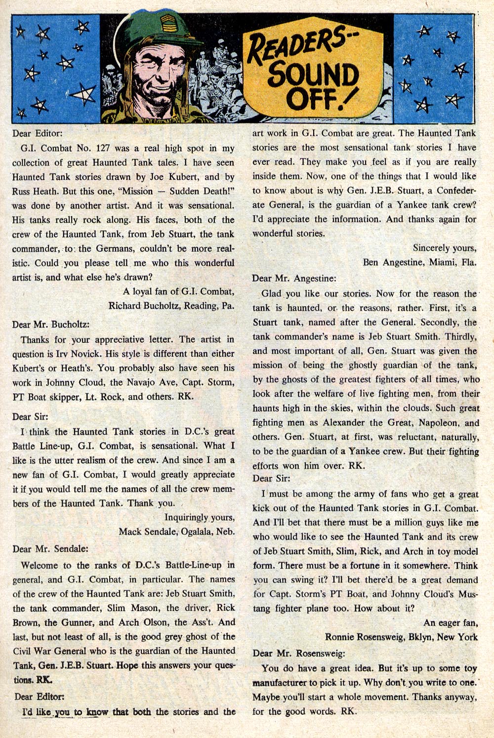 Read online G.I. Combat (1952) comic -  Issue #129 - 11