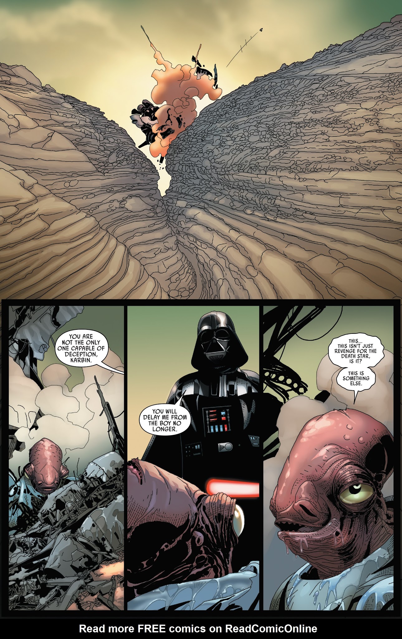 Read online Star Wars: Vader Down comic -  Issue # TPB - 137