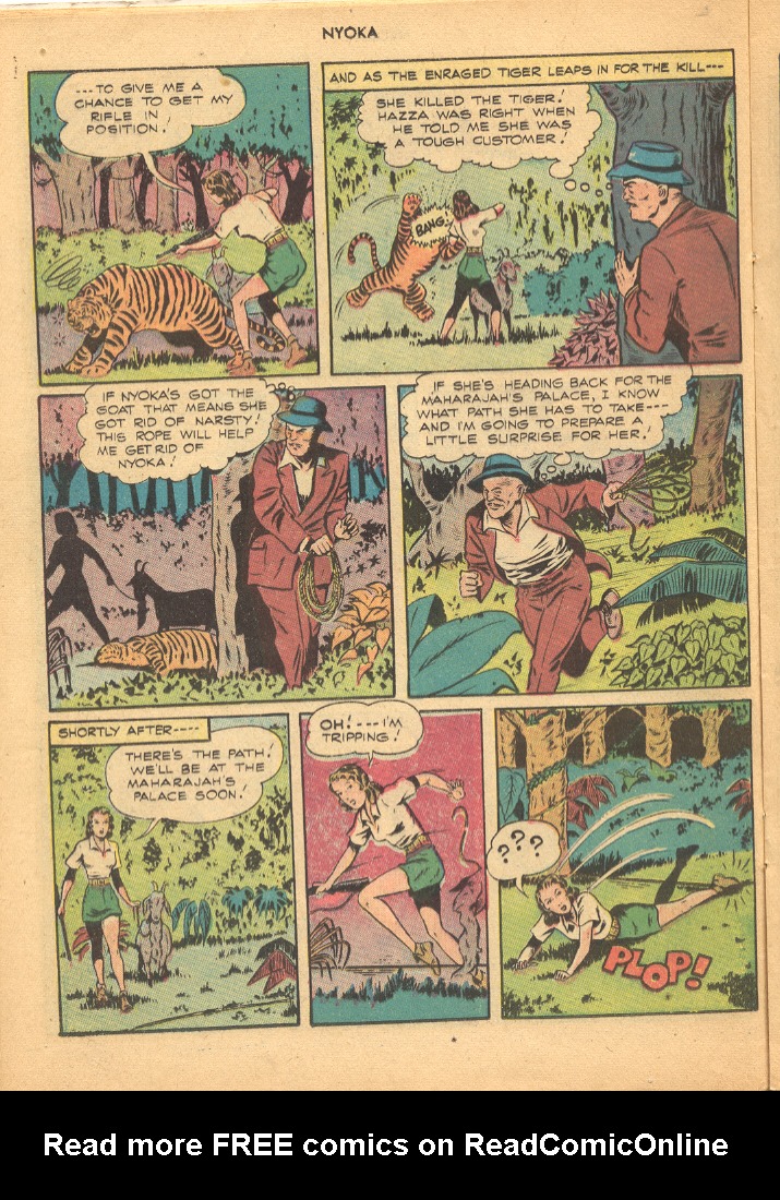 Read online Nyoka the Jungle Girl (1945) comic -  Issue #15 - 16