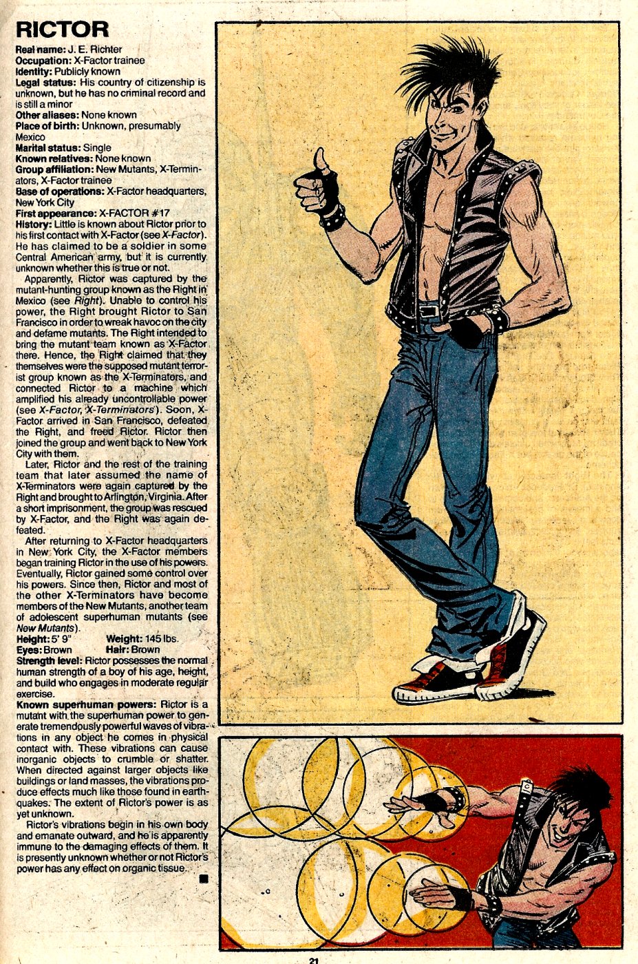 Read online The Official Handbook of the Marvel Universe: Update '89 comic -  Issue #6 - 23
