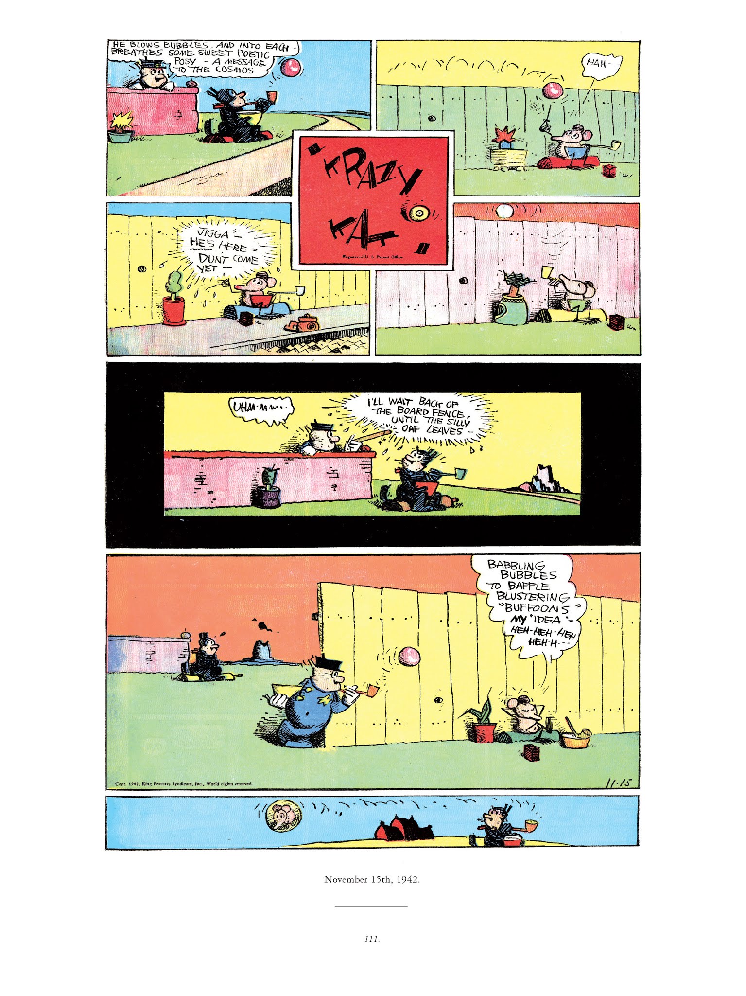 Read online Krazy & Ignatz comic -  Issue # TPB 12 - 110