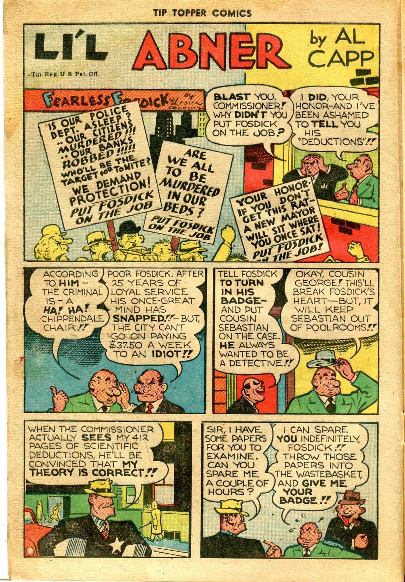 Read online Tip Topper Comics comic -  Issue #6 - 8