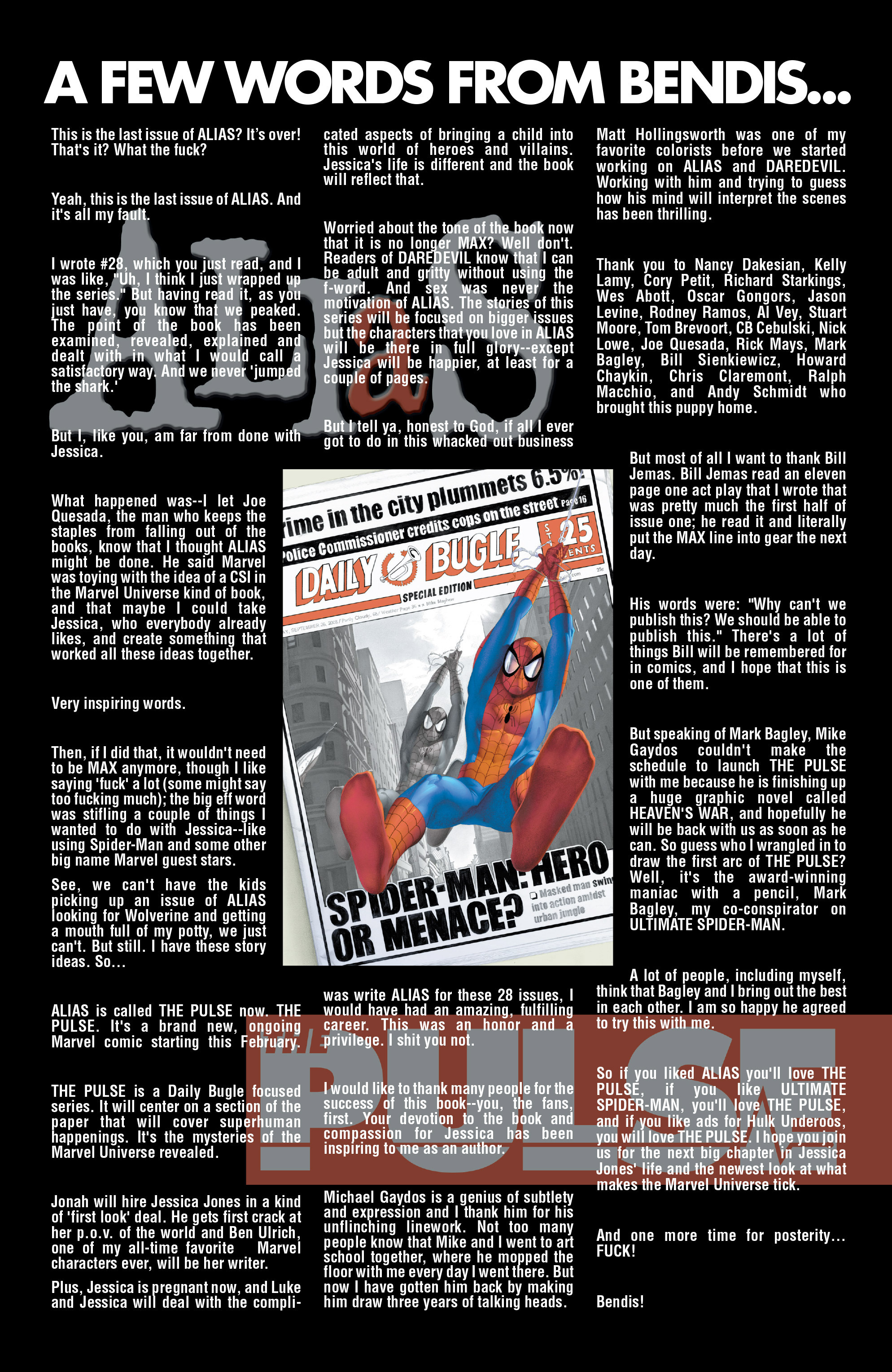 Read online Alias comic -  Issue #28 - 22