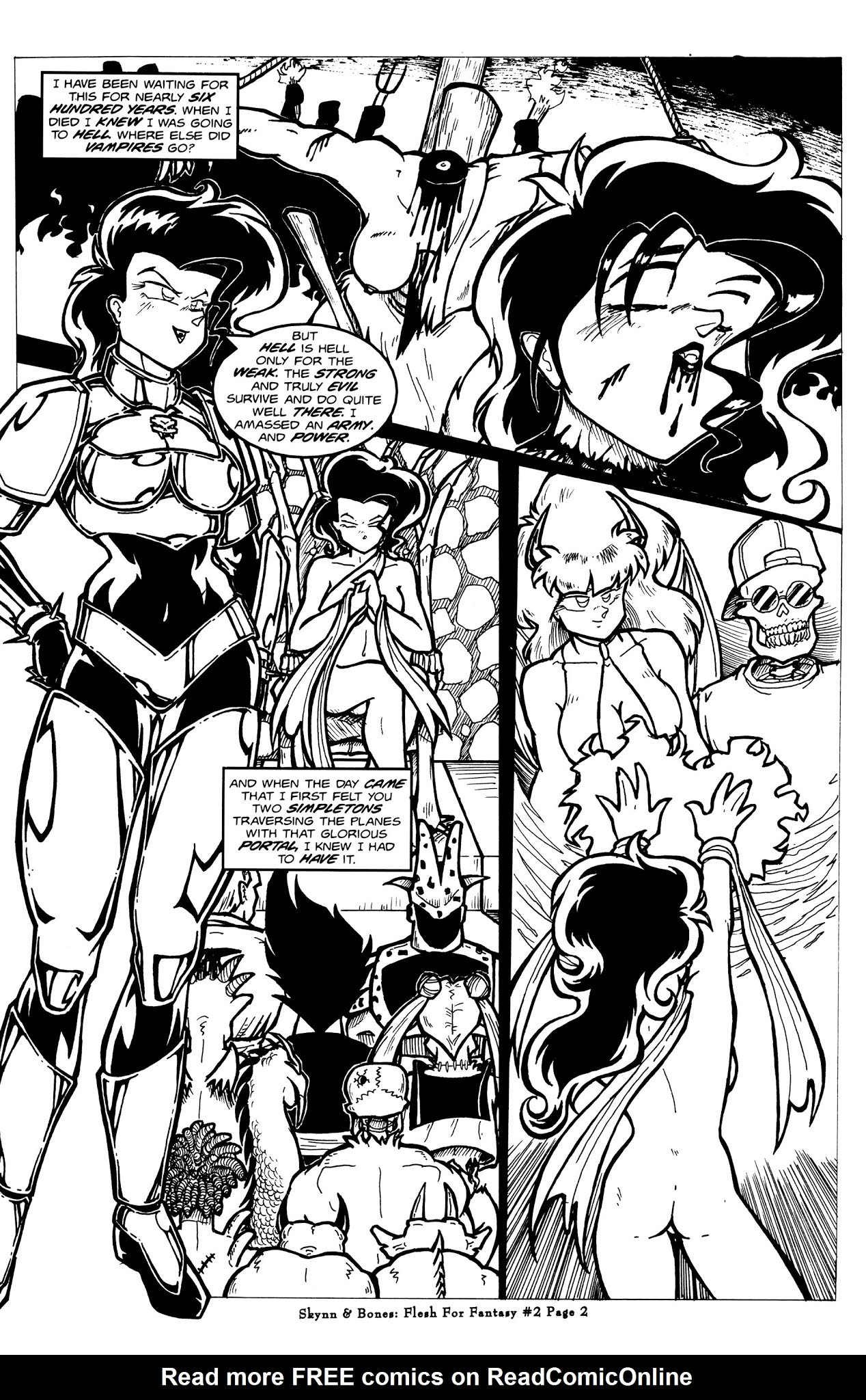 Read online Skynn & Bones: Flesh for Fantasy comic -  Issue #2 - 4