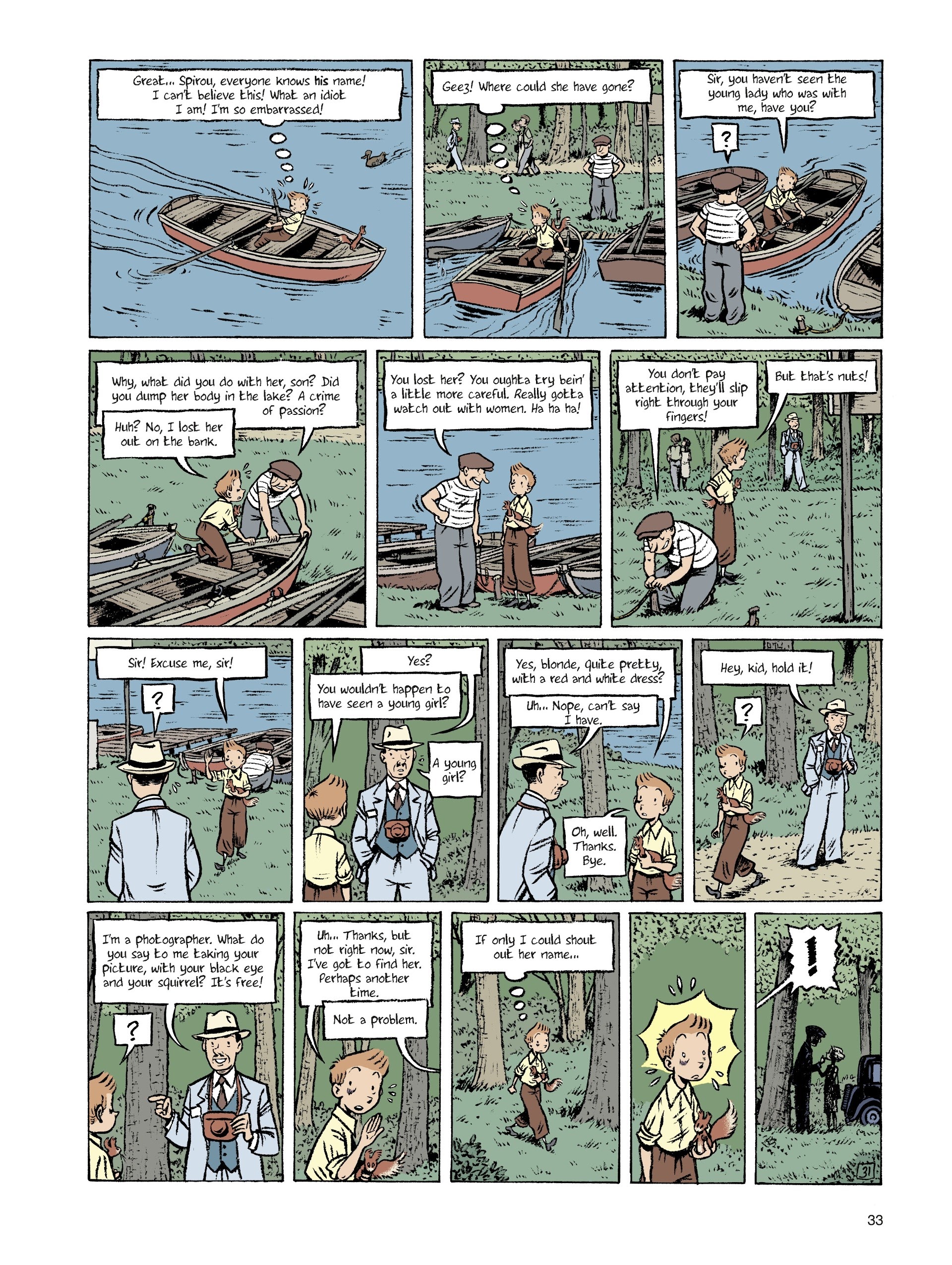 Read online Spirou: The Diary of a Naive Young Man comic -  Issue # TPB - 33