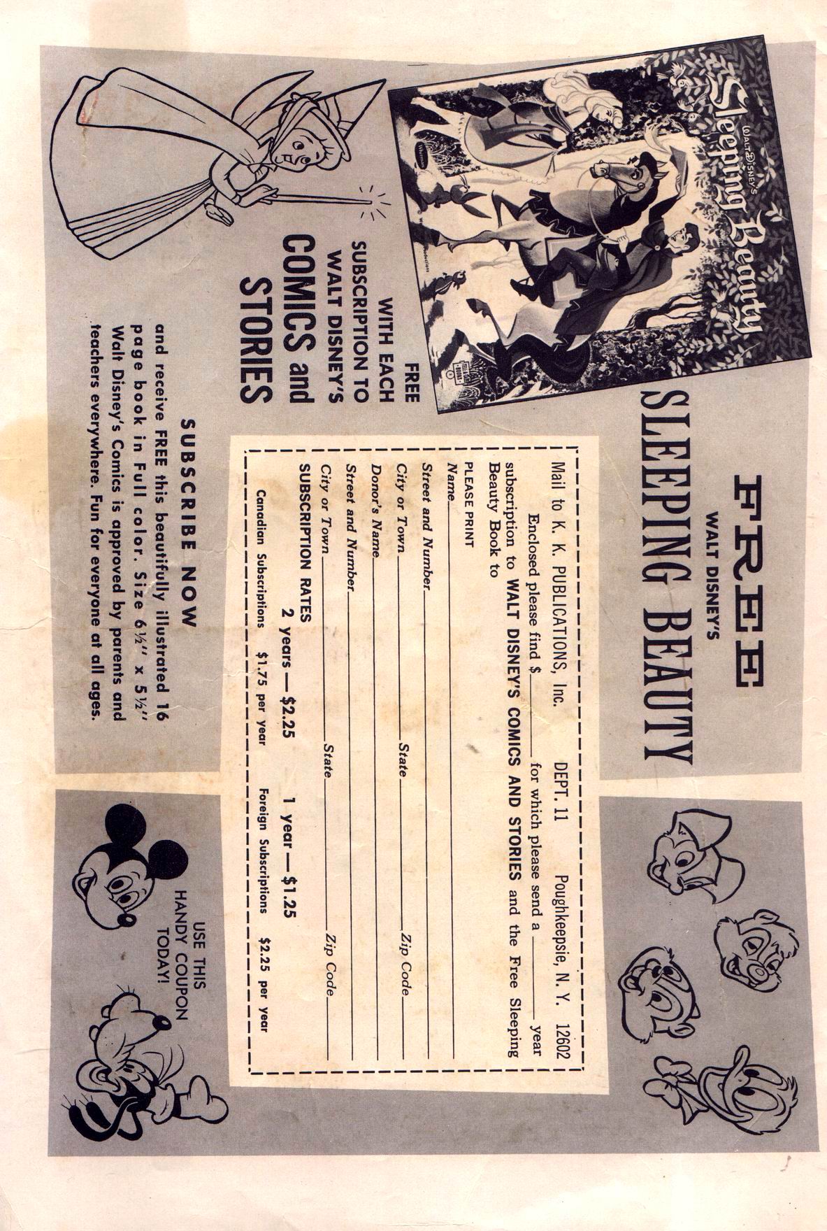 Read online Walt Disney's Comics and Stories comic -  Issue #326 - 2