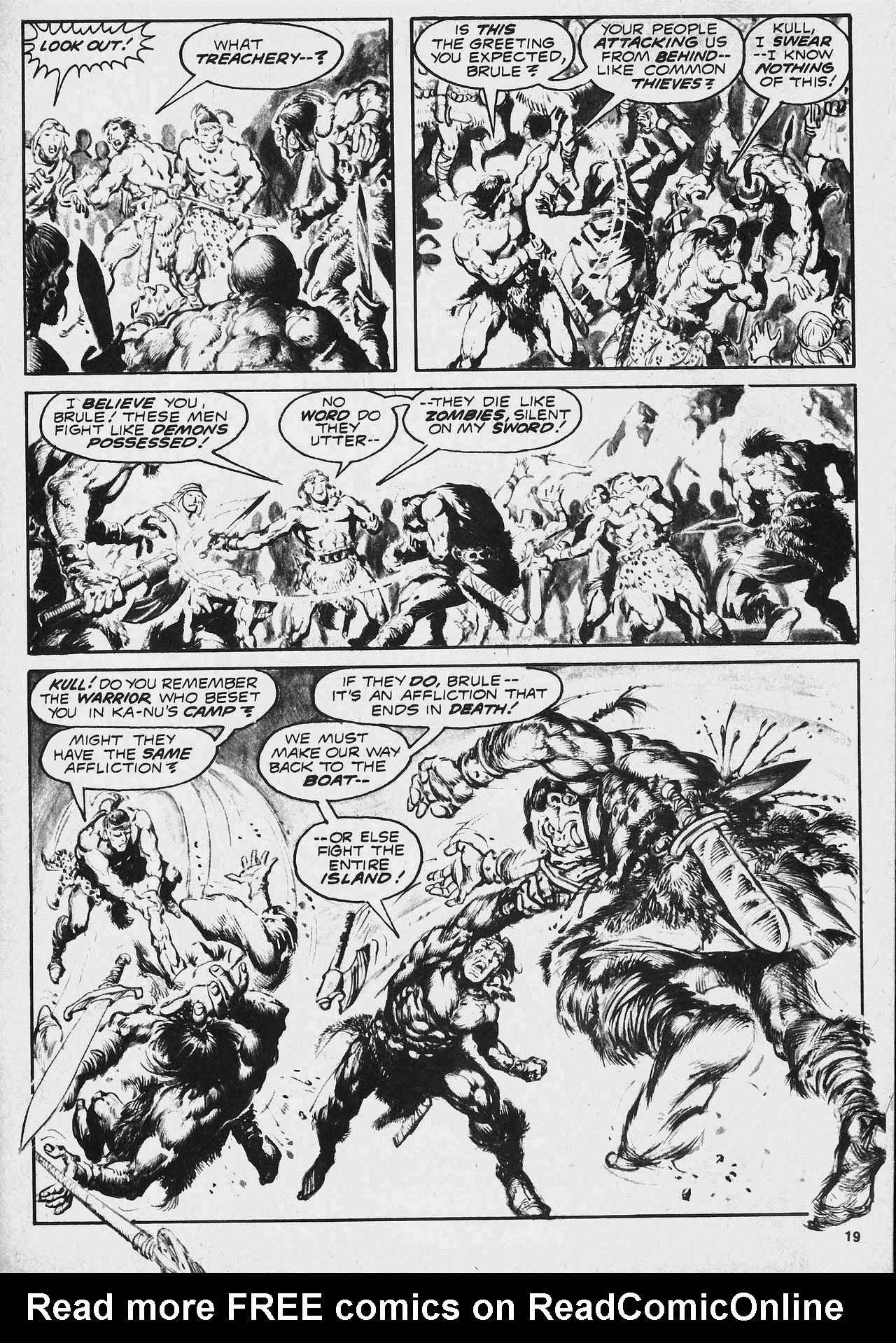 Read online Kull and the Barbarians comic -  Issue #2 - 19