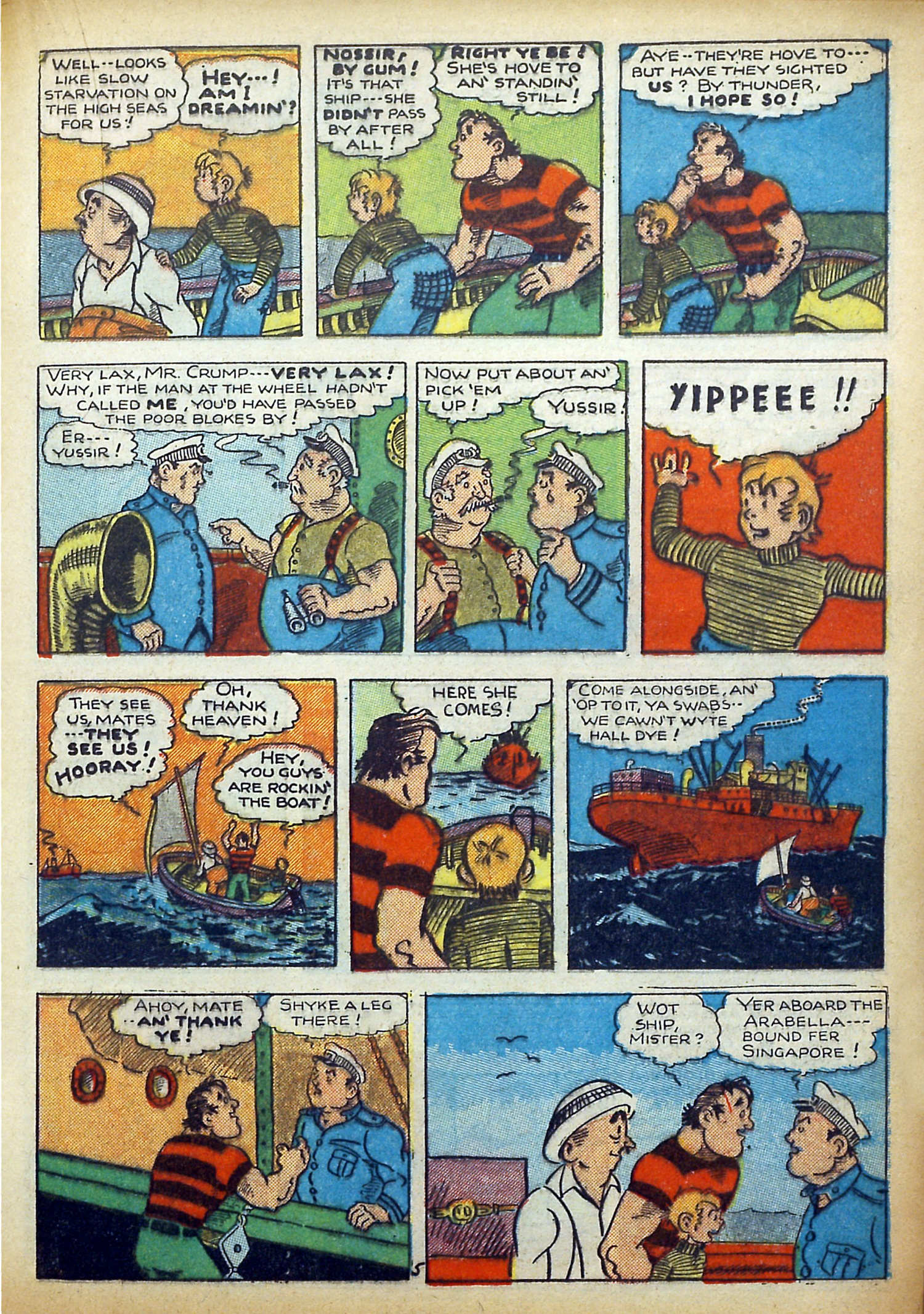 Read online Amazing Mystery Funnies comic -  Issue #21 - 34