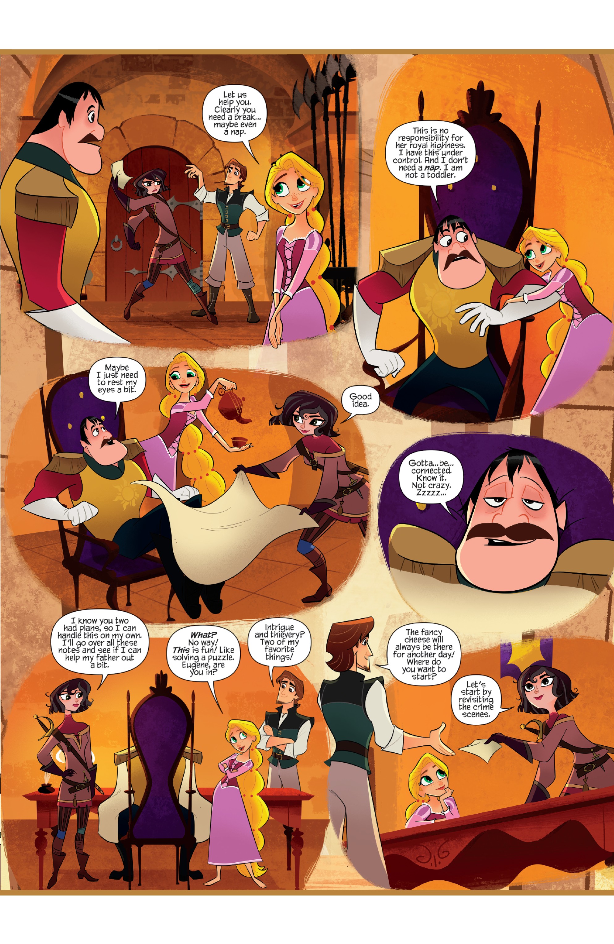 Read online Tangled: The Series: Hair and Now comic -  Issue #1 - 7