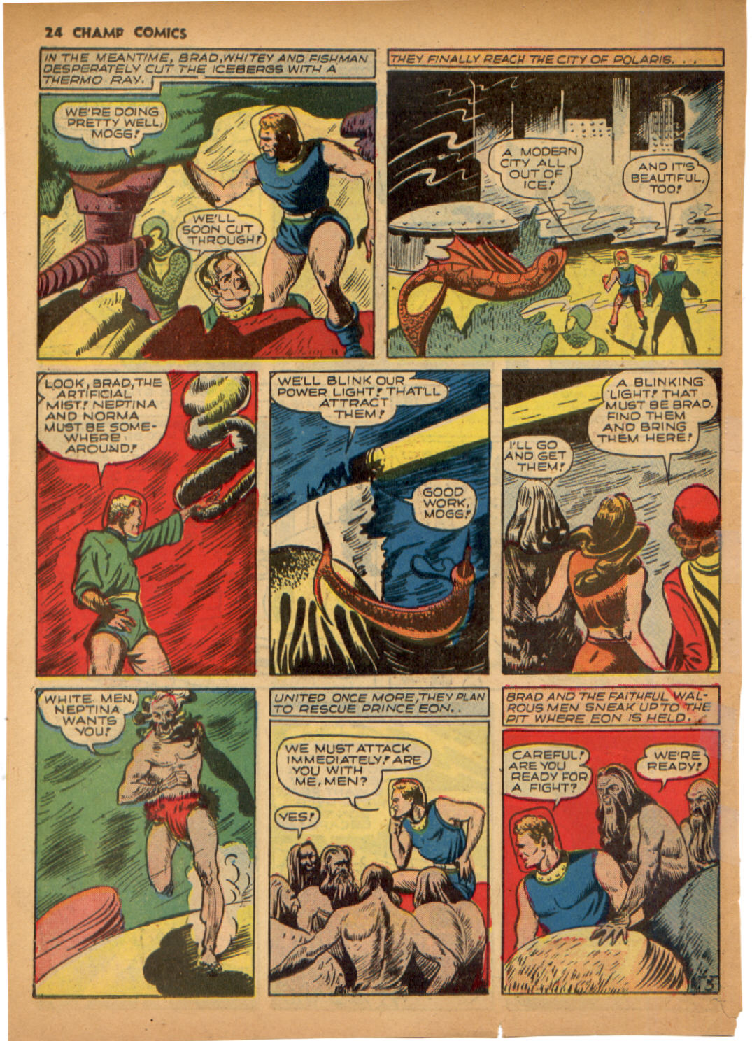 Read online Champ Comics comic -  Issue #13 - 26