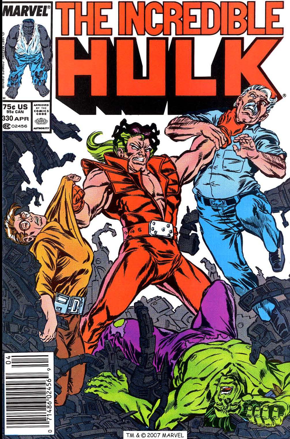 Read online The Incredible Hulk (1968) comic -  Issue #330 - 1