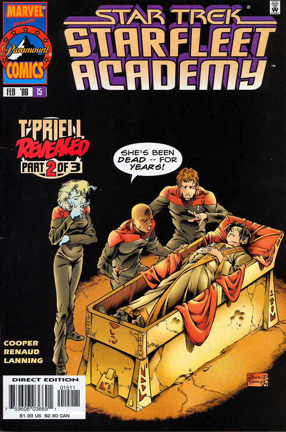 Read online Star Trek: Starfleet Academy (1996) comic -  Issue #15 - 1